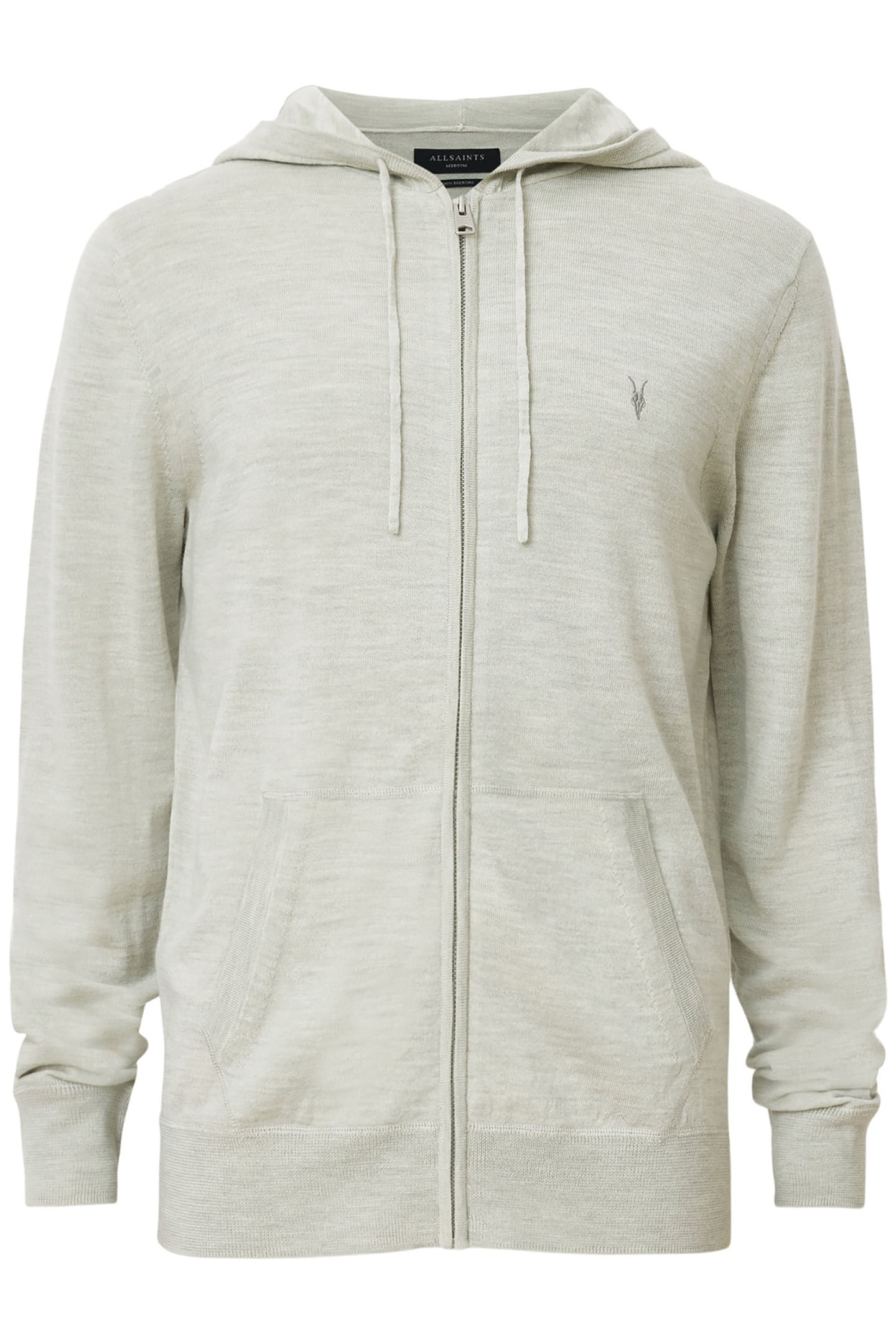MODE MERINO ZIP HOOD SLATE GREEN 4