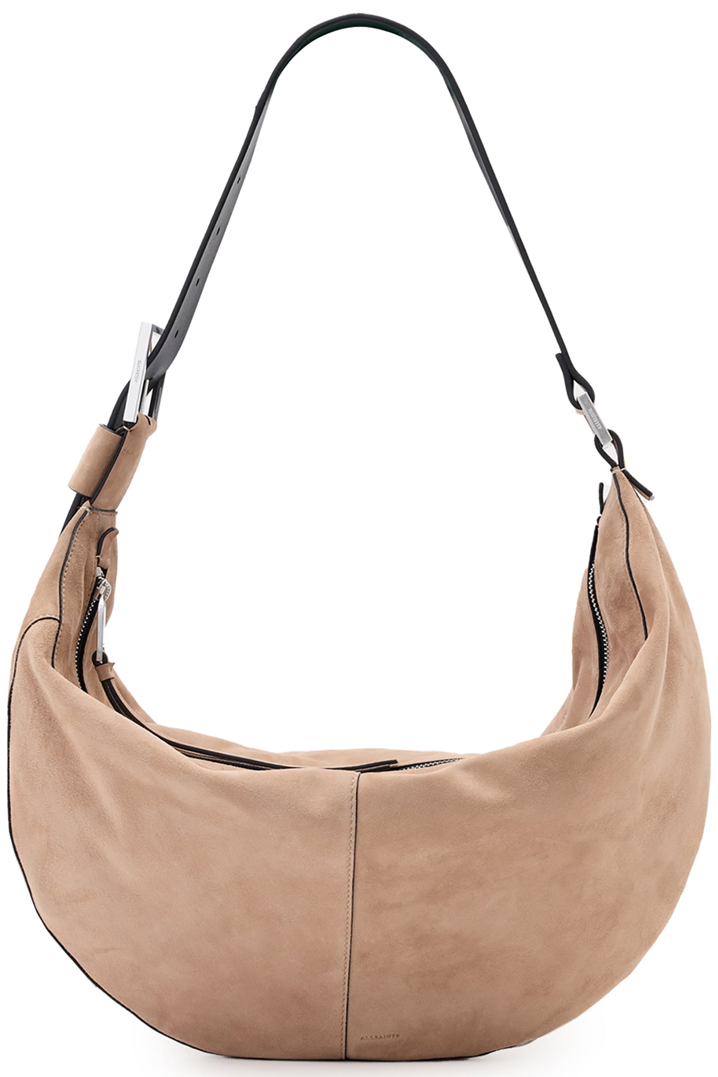 LUNA SUEDE SHLDR BAG MINK BROWN 3