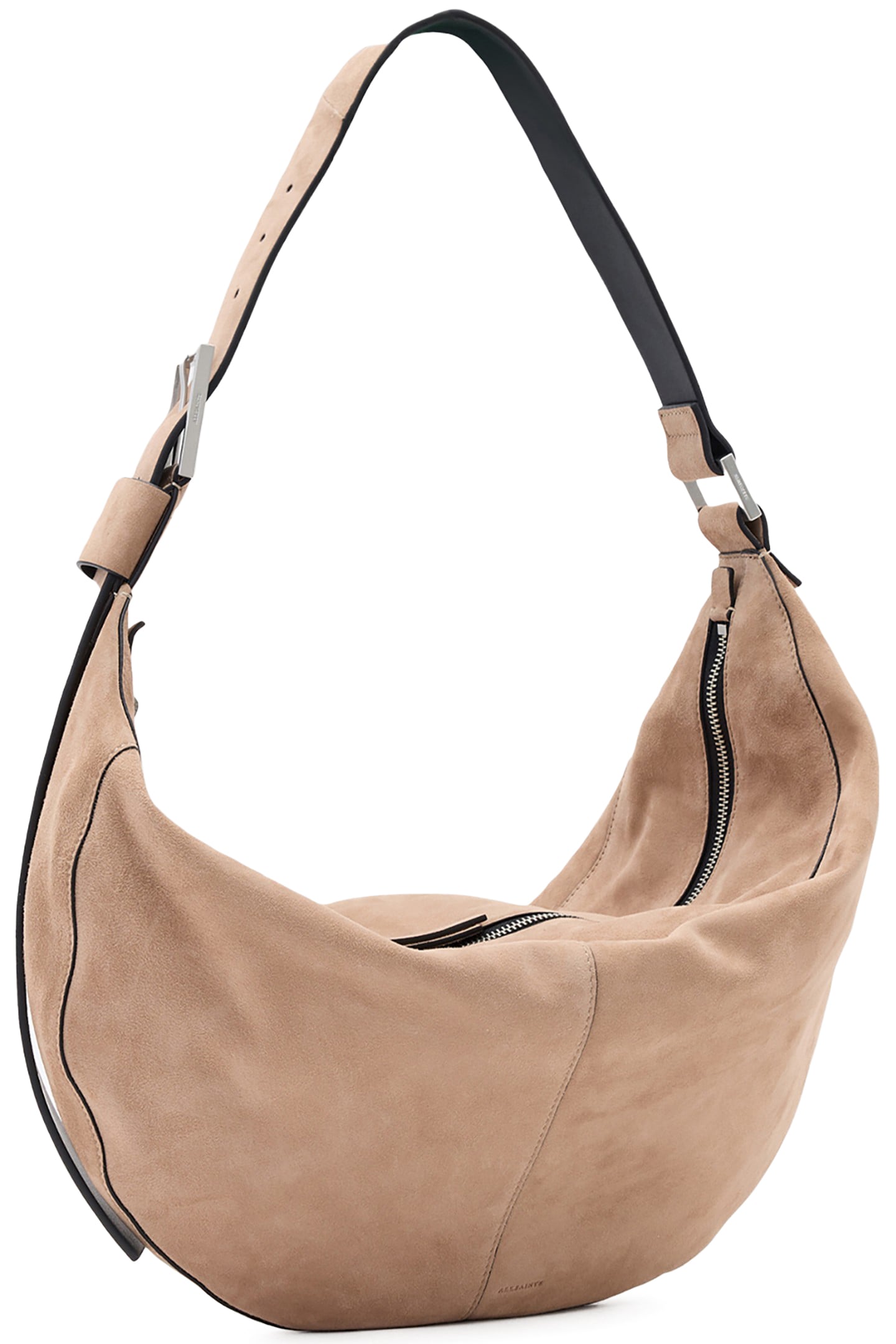 LUNA SUEDE SHLDR BAG MINK BROWN 4