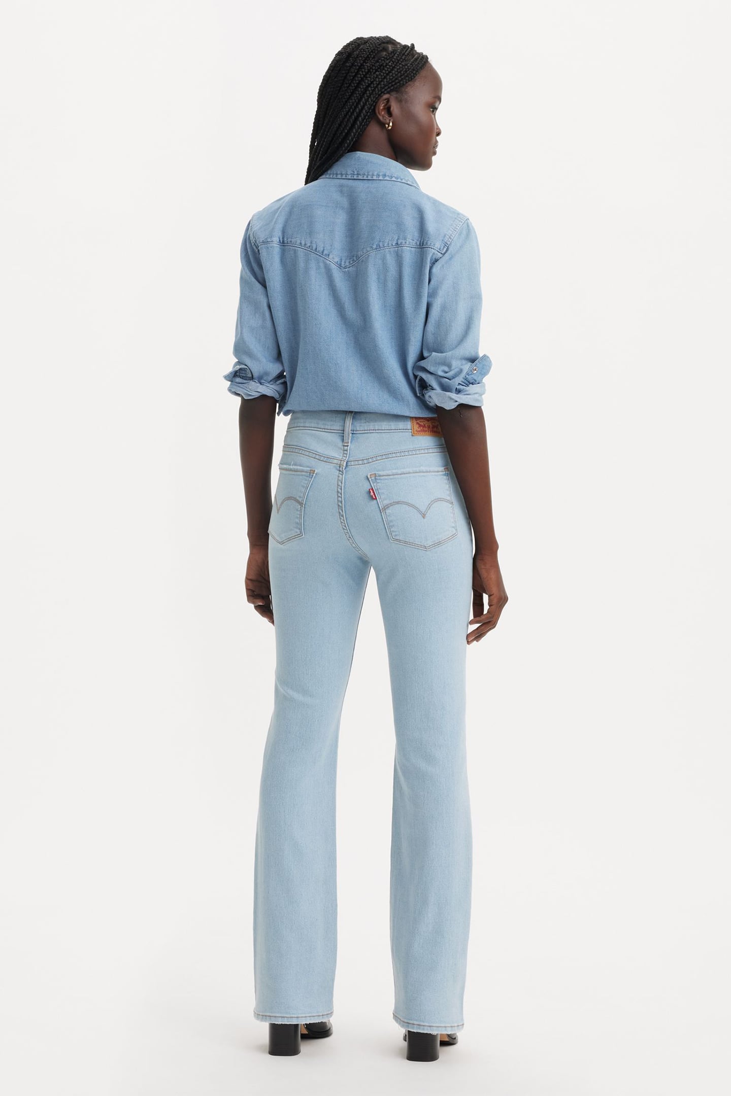 315 SHAPING BOOTCUT JEANS MED INDIGO 5
