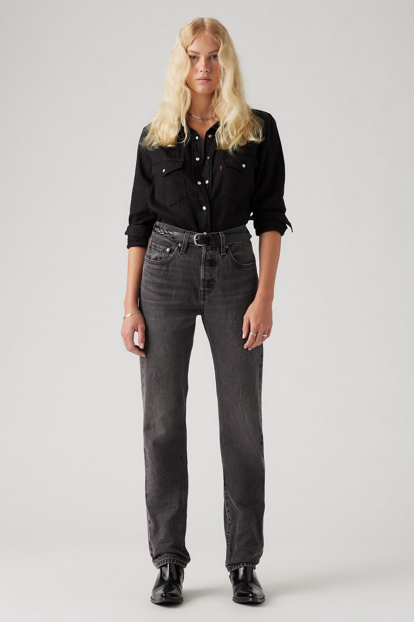 501® ORIGINAL JEANS BLACK 1