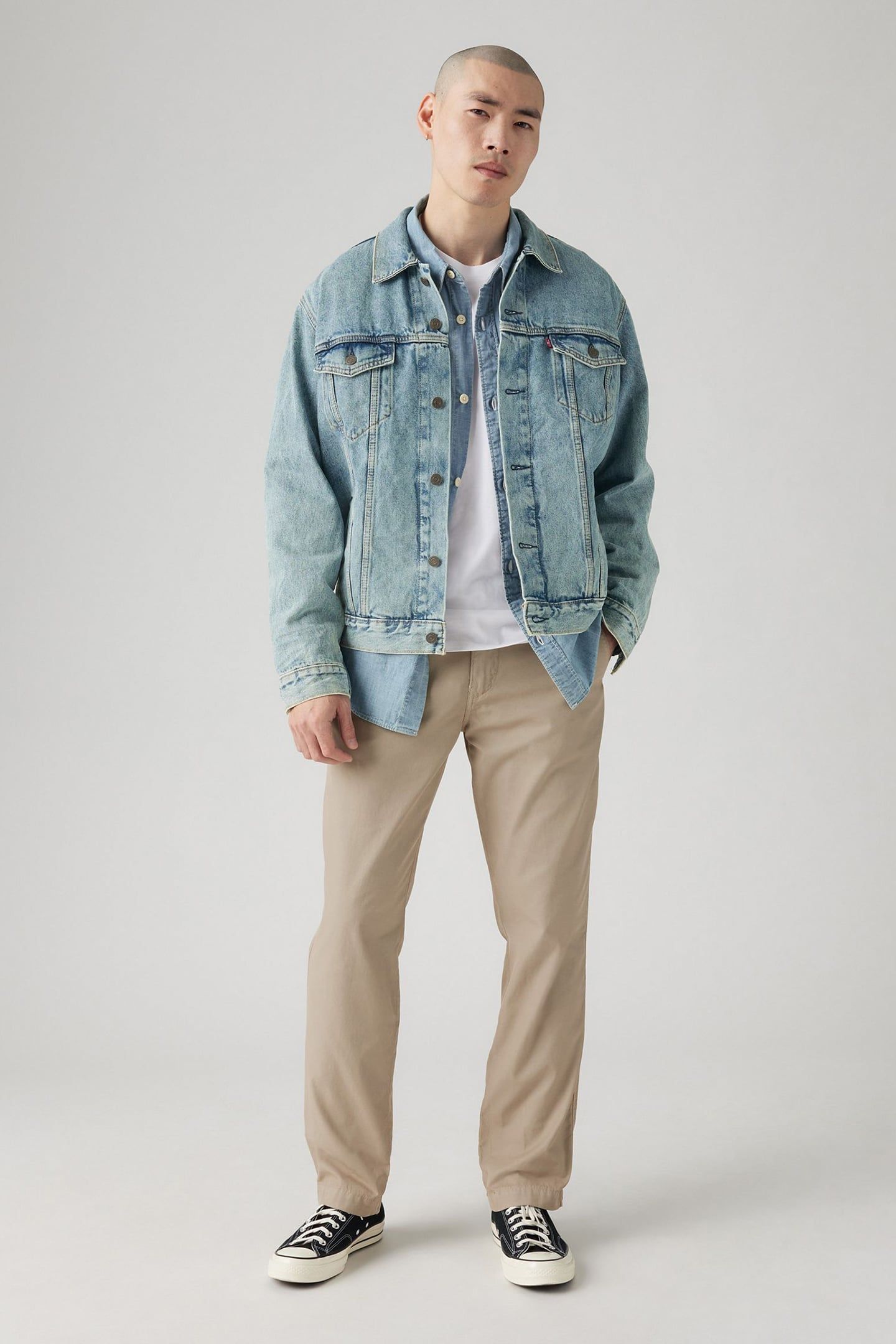 CHINO AUTHENTIC RELAXED TROUSERS NEUTRAL 6