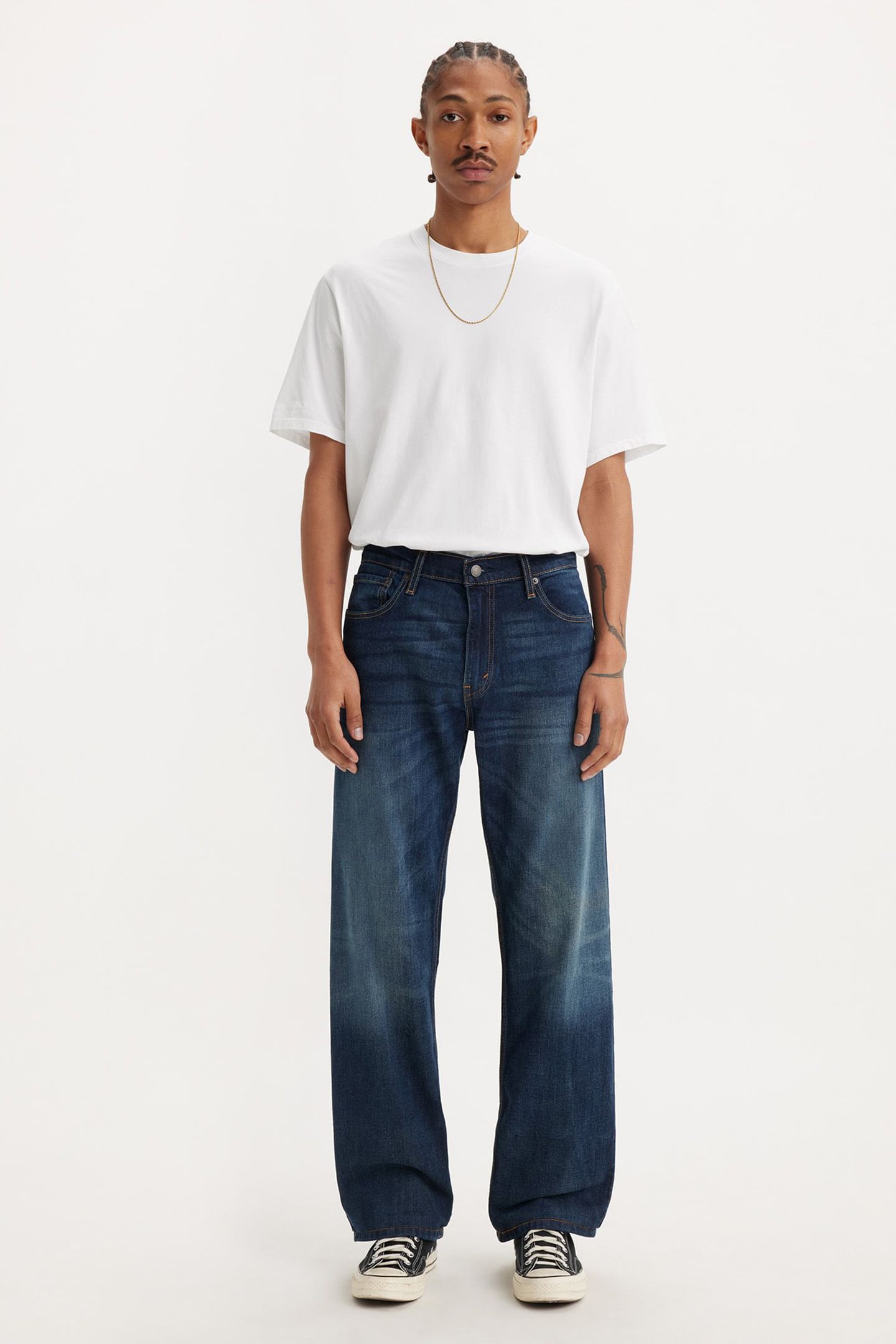 569® LOOSE STRAIGHT JEANS DARK INDIGO 5