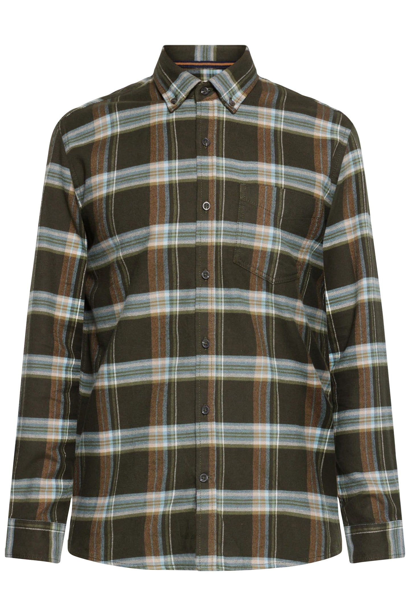 SONNYSI FLANNEL CHECK L/S SHIRTS FULL GREEN 4
