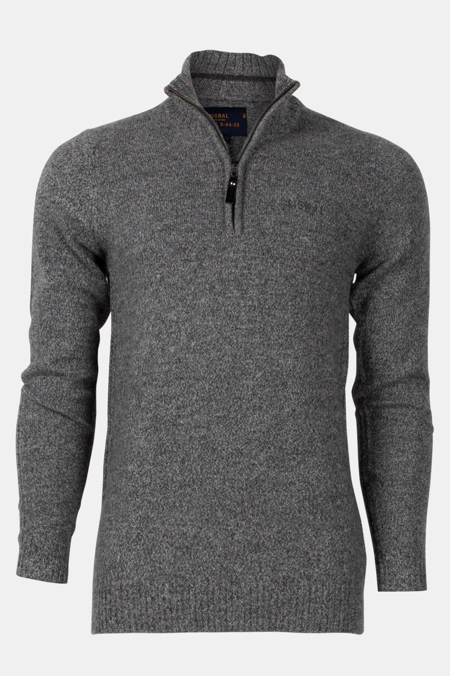 LOUSI KM F24 KNIT GREY MELANGE 3