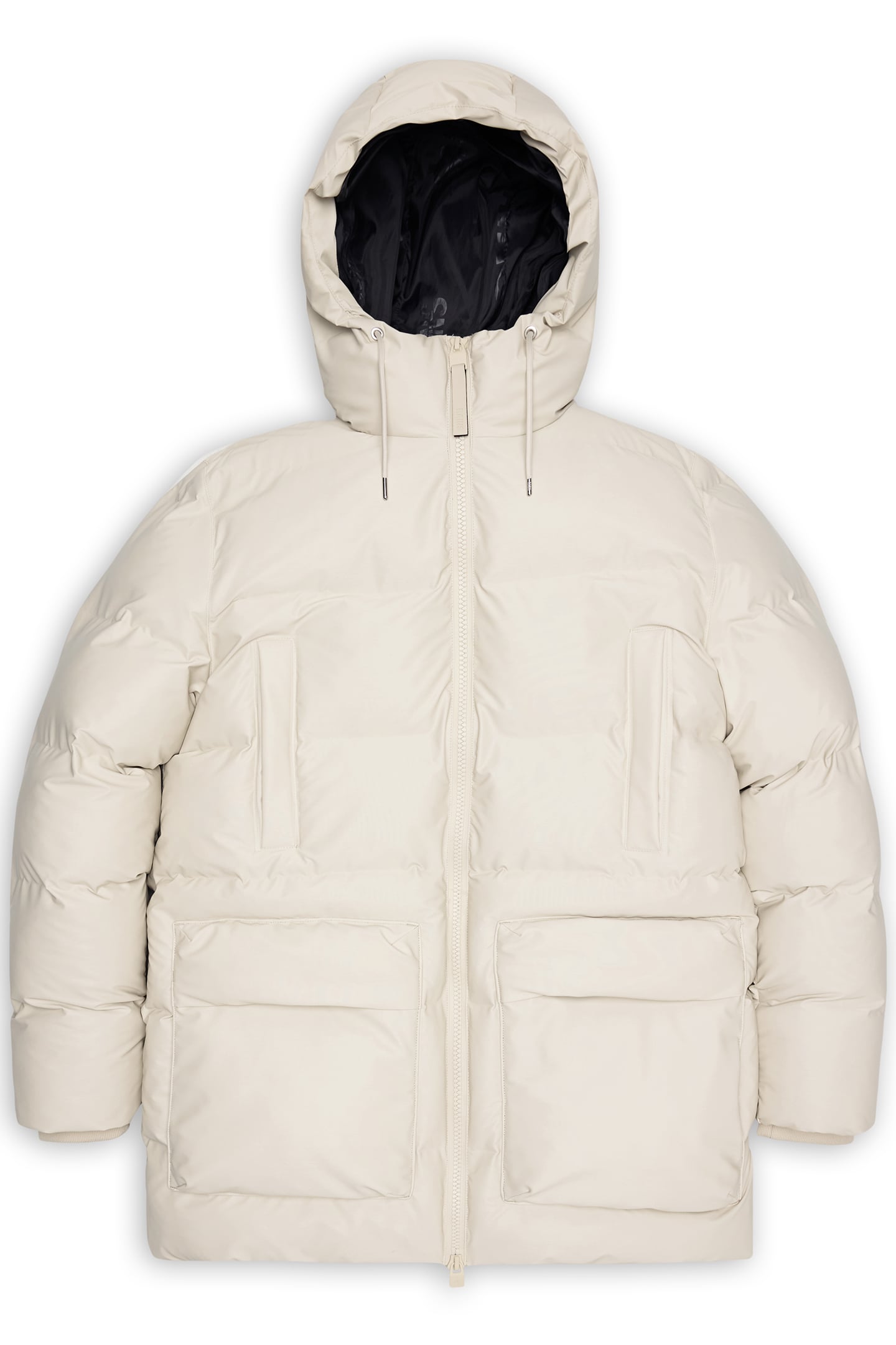 UNISEX ALTA LONG PUFFER CARGO JACKET W3T4 DUNE GRAIN 1