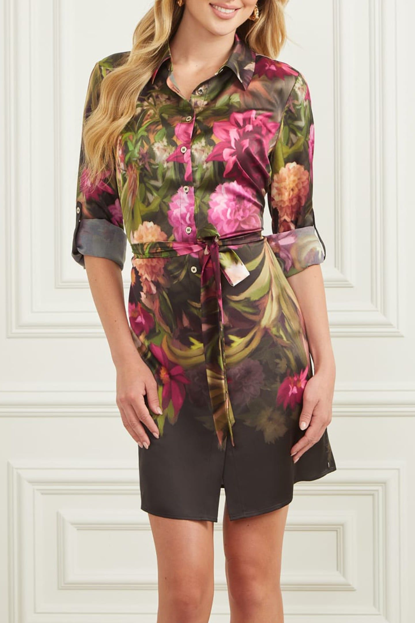 MARCIANO BY GUESS WILDWOOD SHIRT DRESS WILDWOOD 1