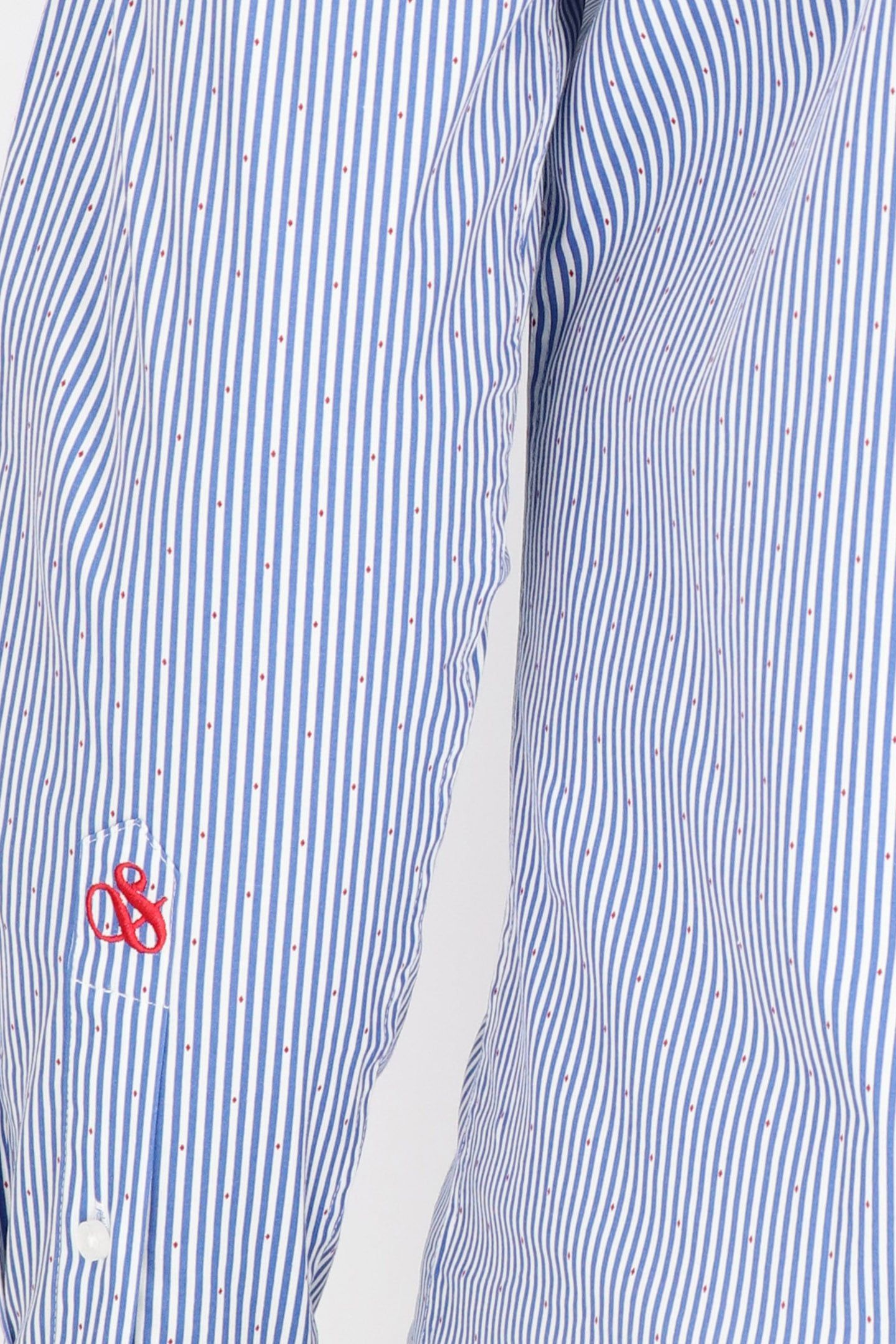 DRESS SHIRT WHITE/NAVY 4