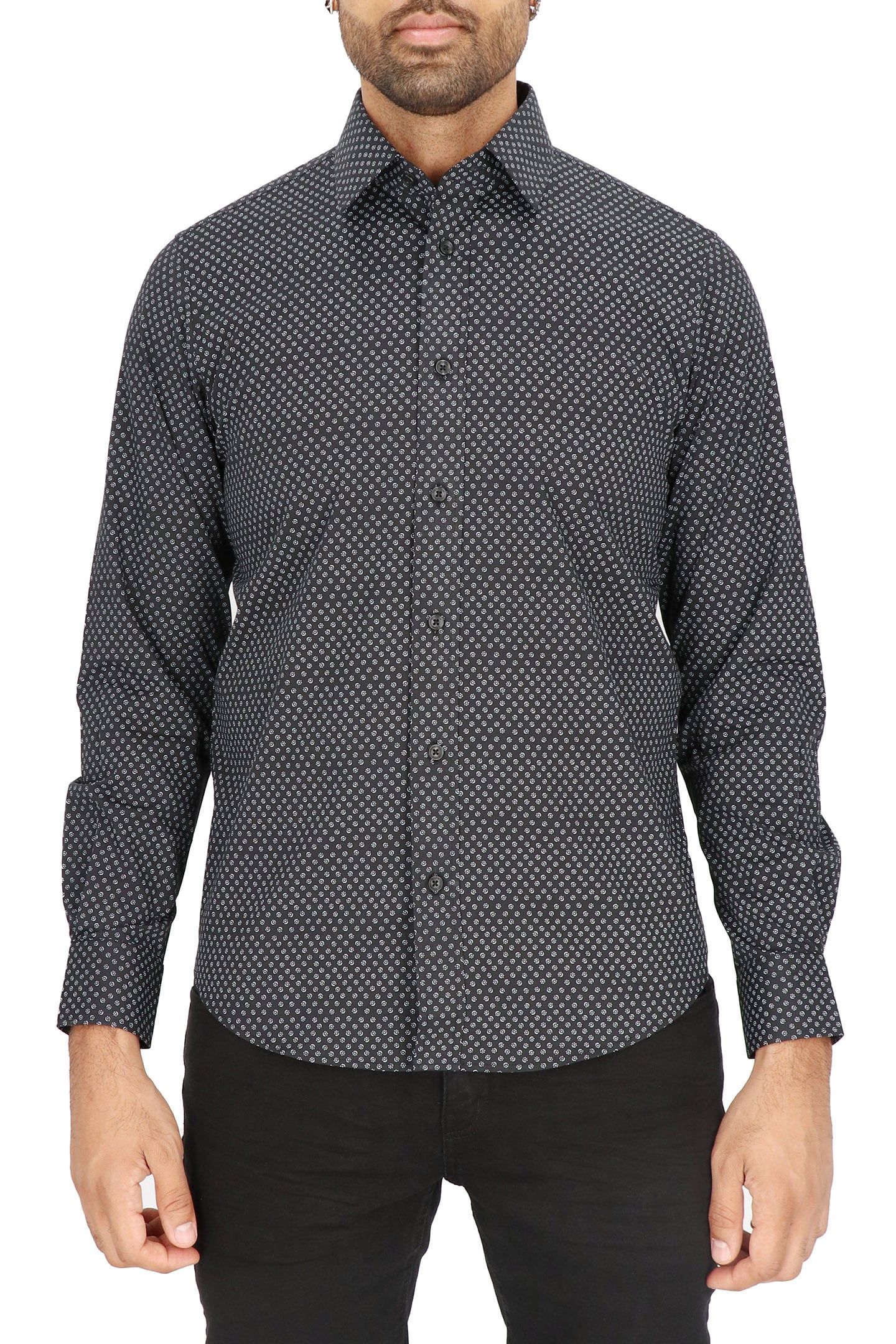 DRESS SHIRT BLACK 1