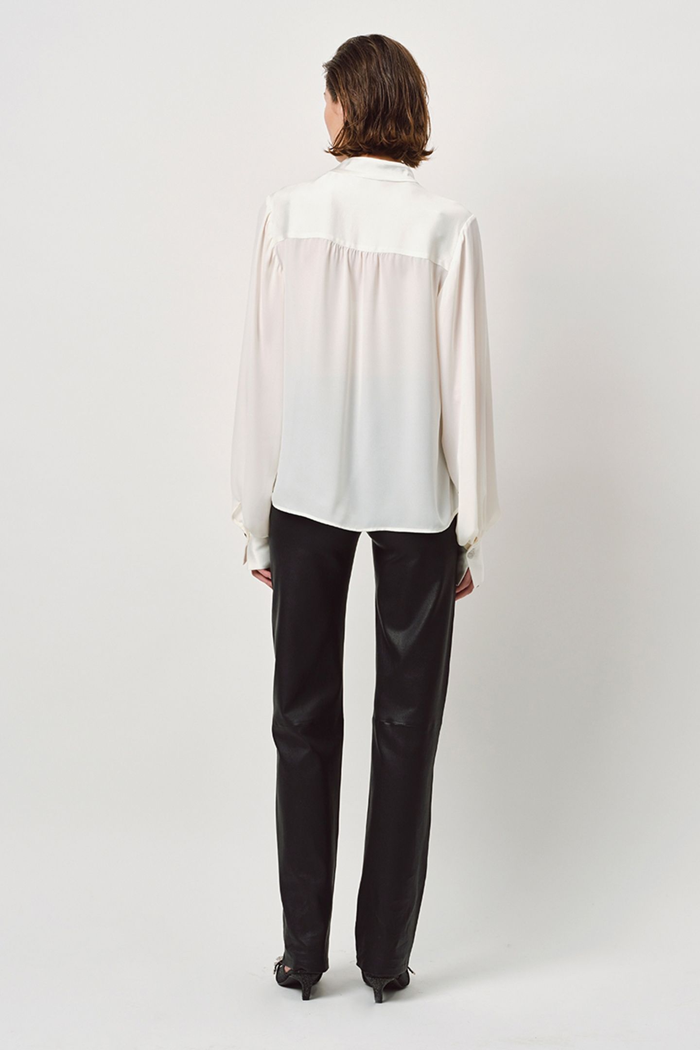 ALTHEA SILK TOP ECRU 3