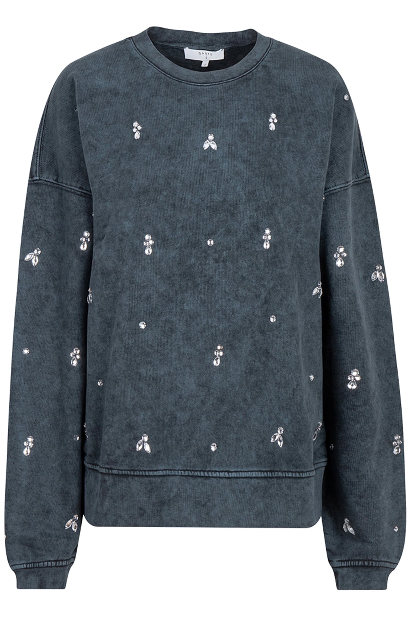 JEXAR EMBELLISHED SWEATER WASHED BLACK 3