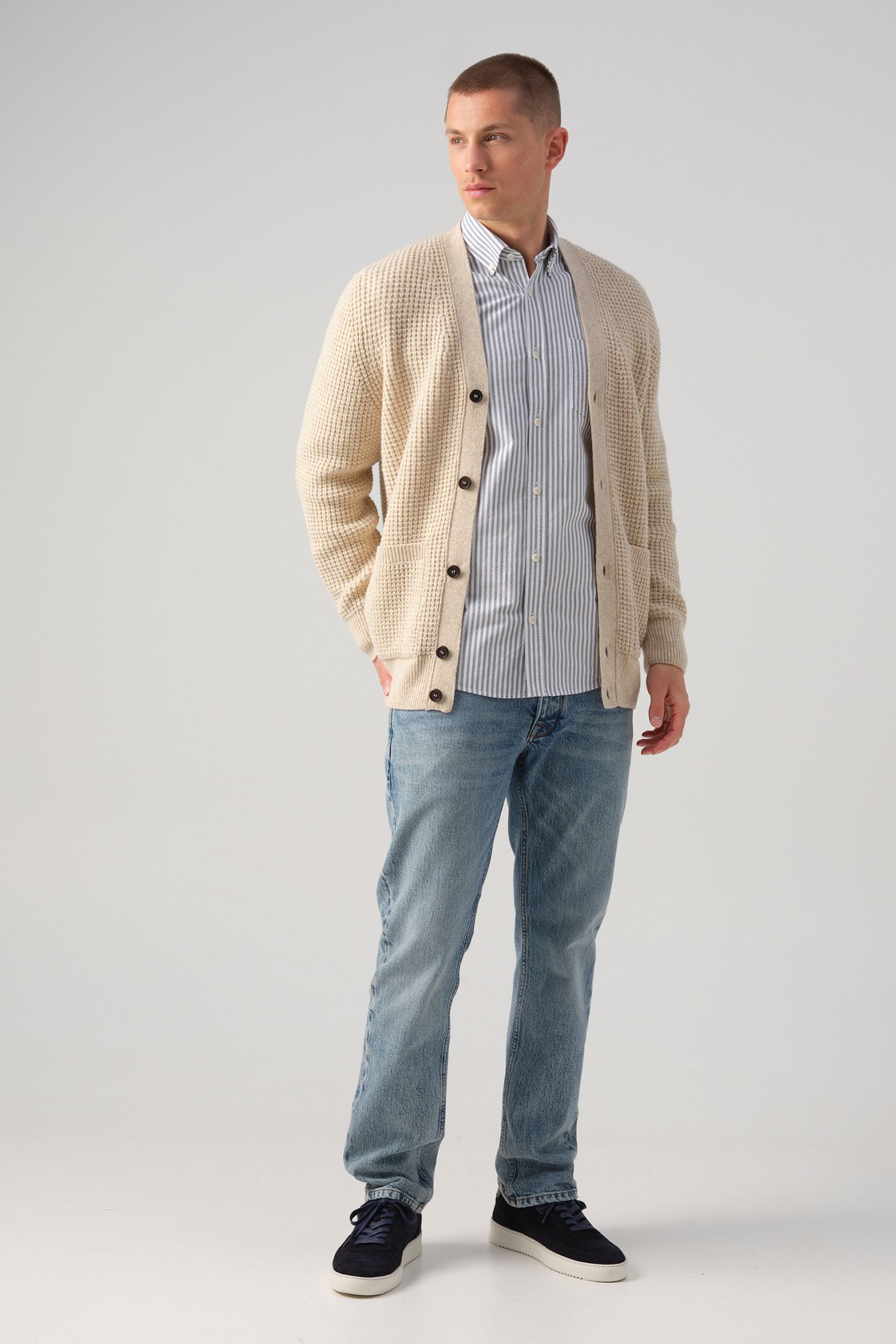 J.C. RAGS RYKER VEST BLEACHED SAND 2