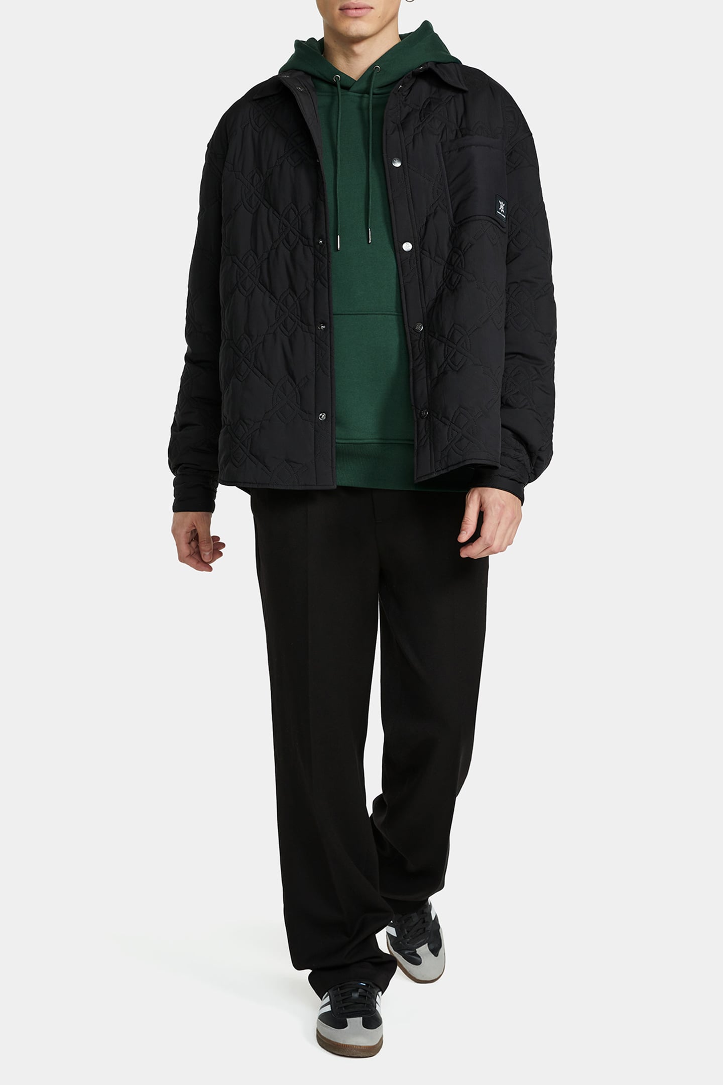 RAJUB LS SHIRT OBSIDIAN BLACK 1