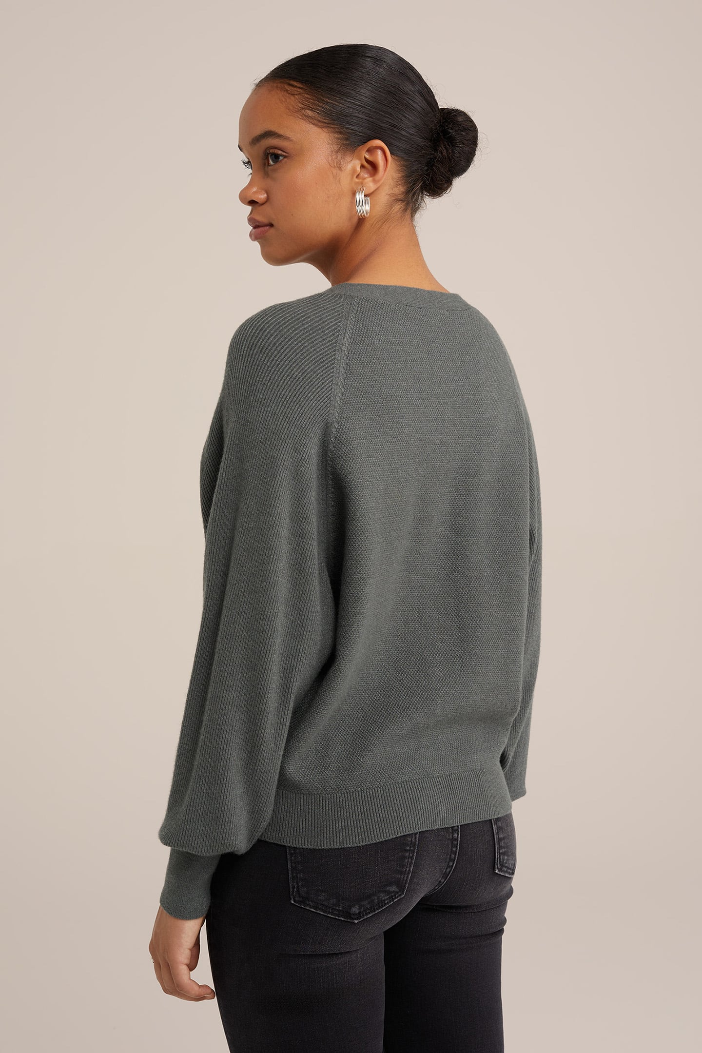 GEBREID VEST GREYISH GREEN 2