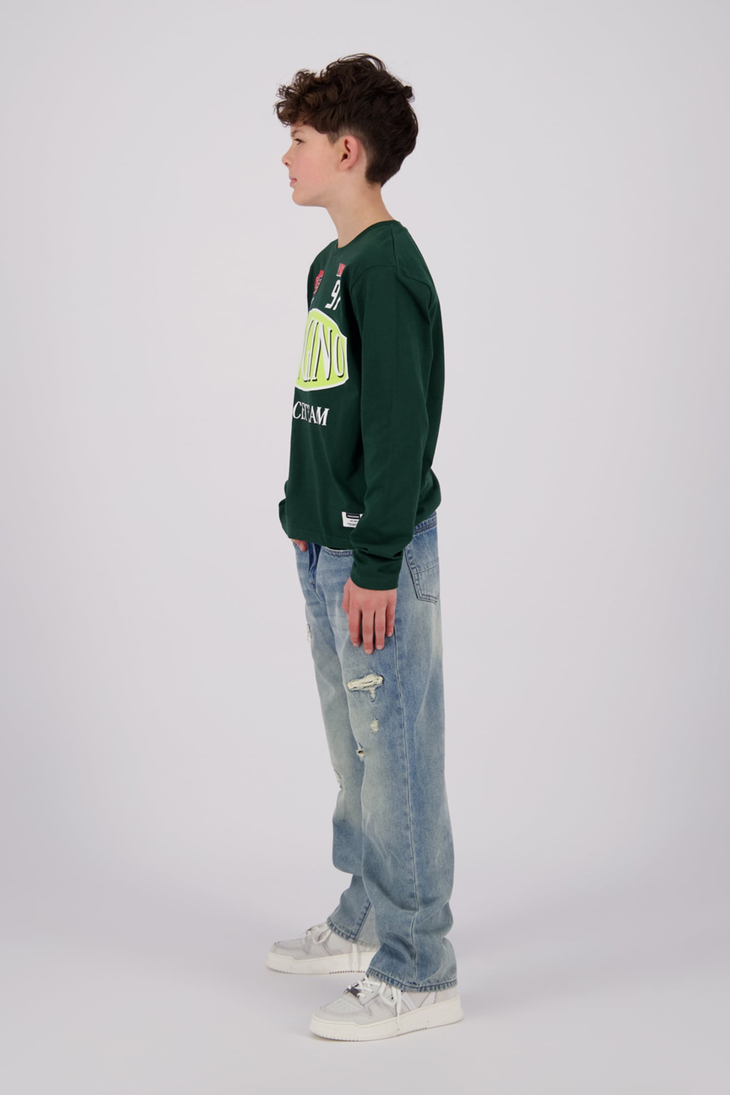 BOYS JACING T-SHIRT RACING GREEN 5