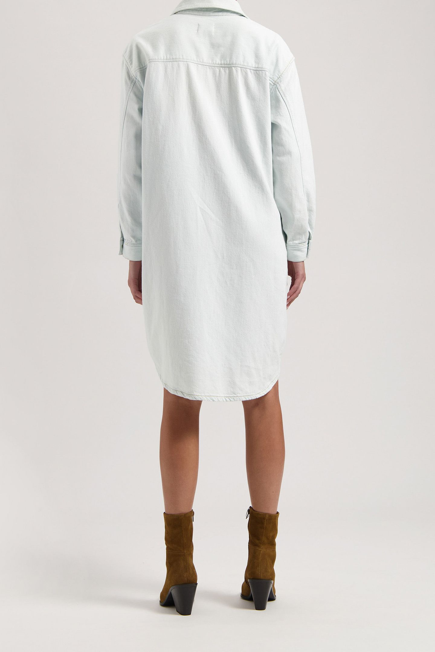 ELLA DENIM DRESS SUN STONE 4
