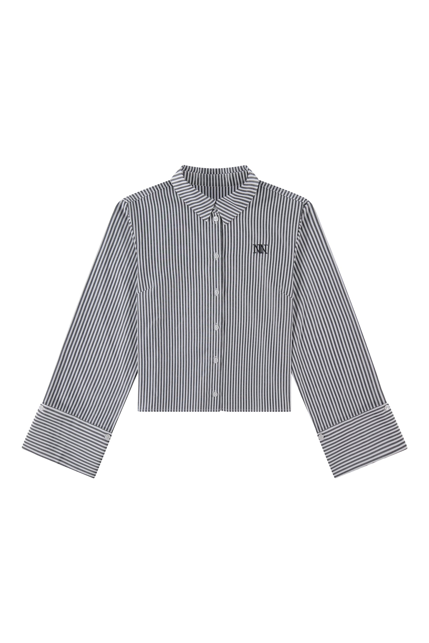 NOMI BLOUSE BLACK/OFF WHITE 2