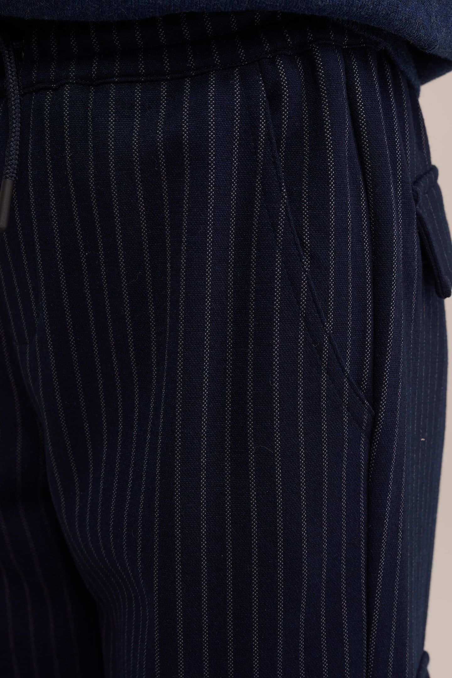 CARGO PANTS NAVY BLUE 5