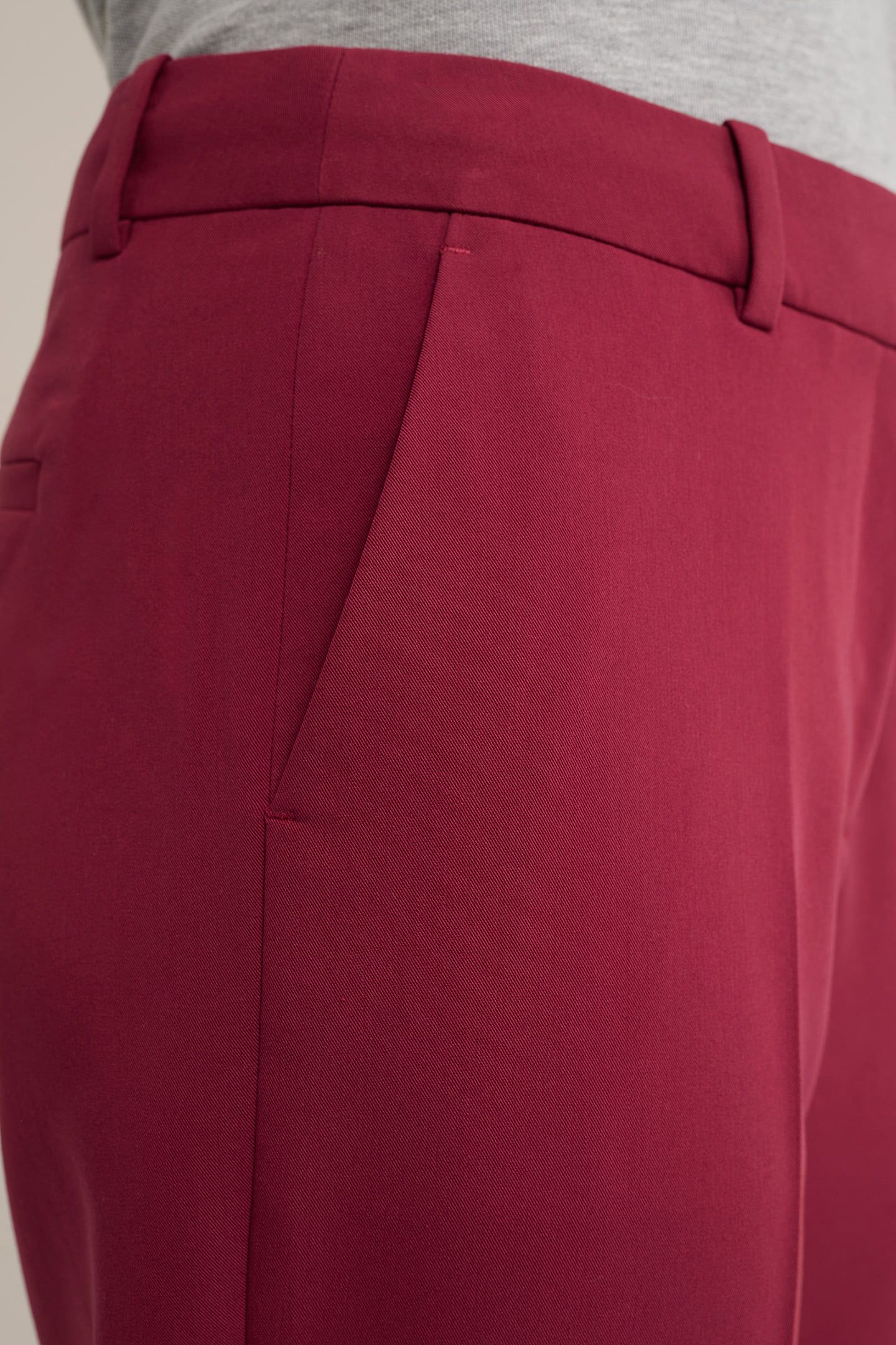 TROUSER BURGUNDY RED 5