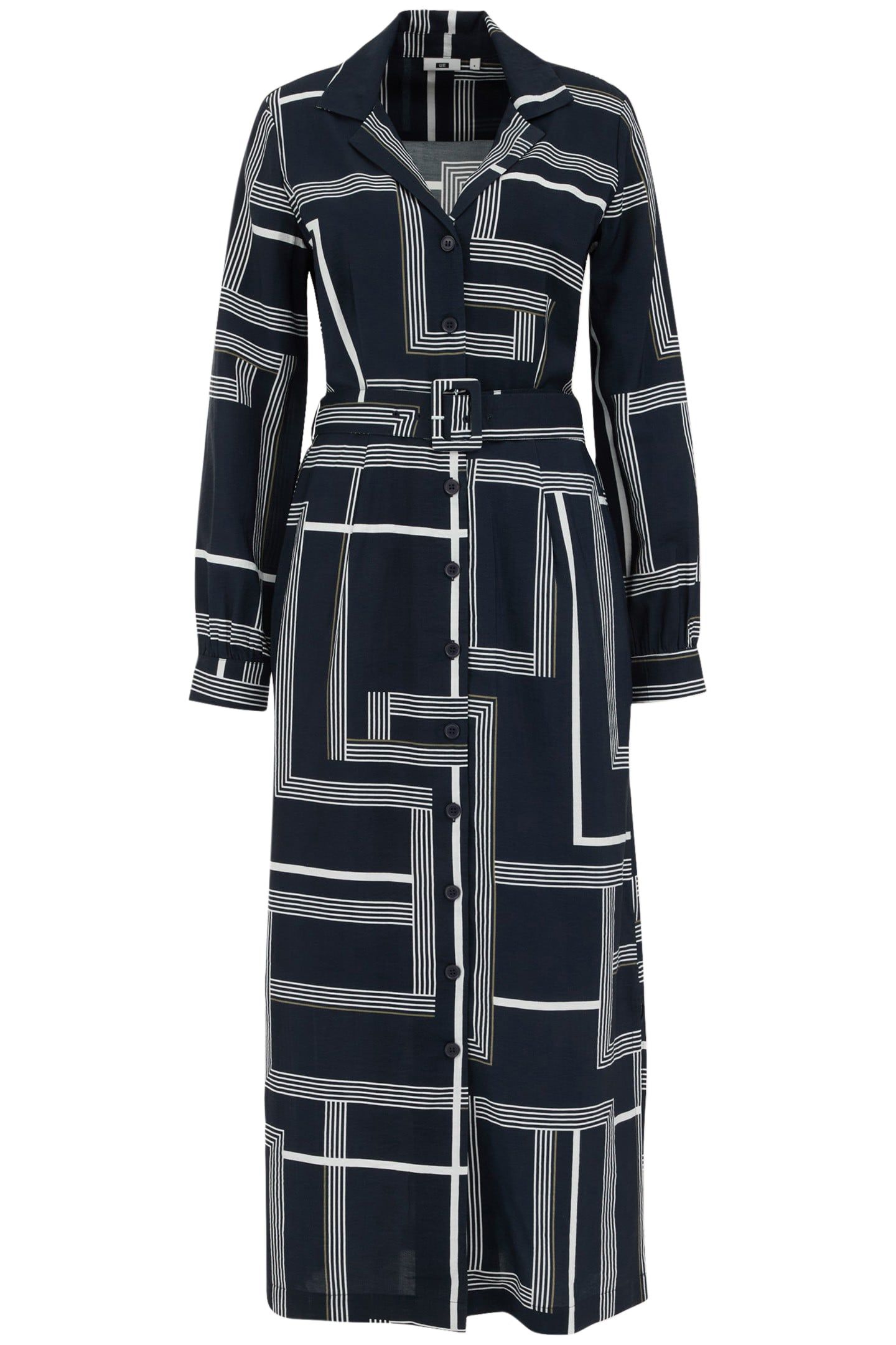 DRESS MID LENGTH NAVY BLUE 3
