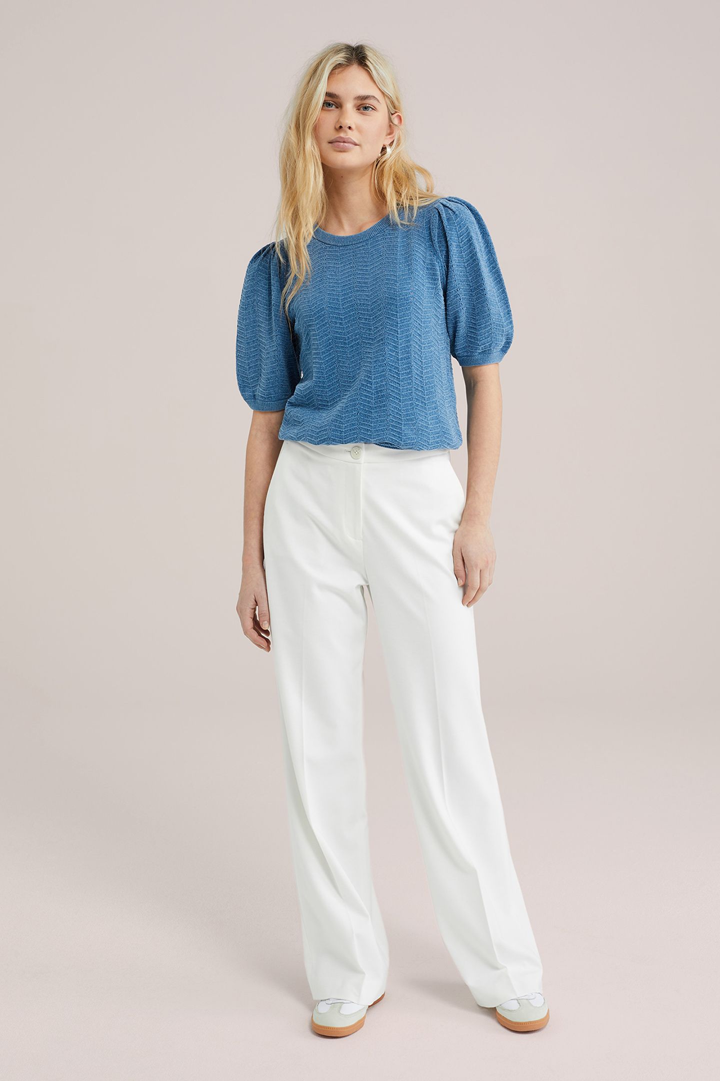 KNITTED PULLOVER ICE BLUE 3