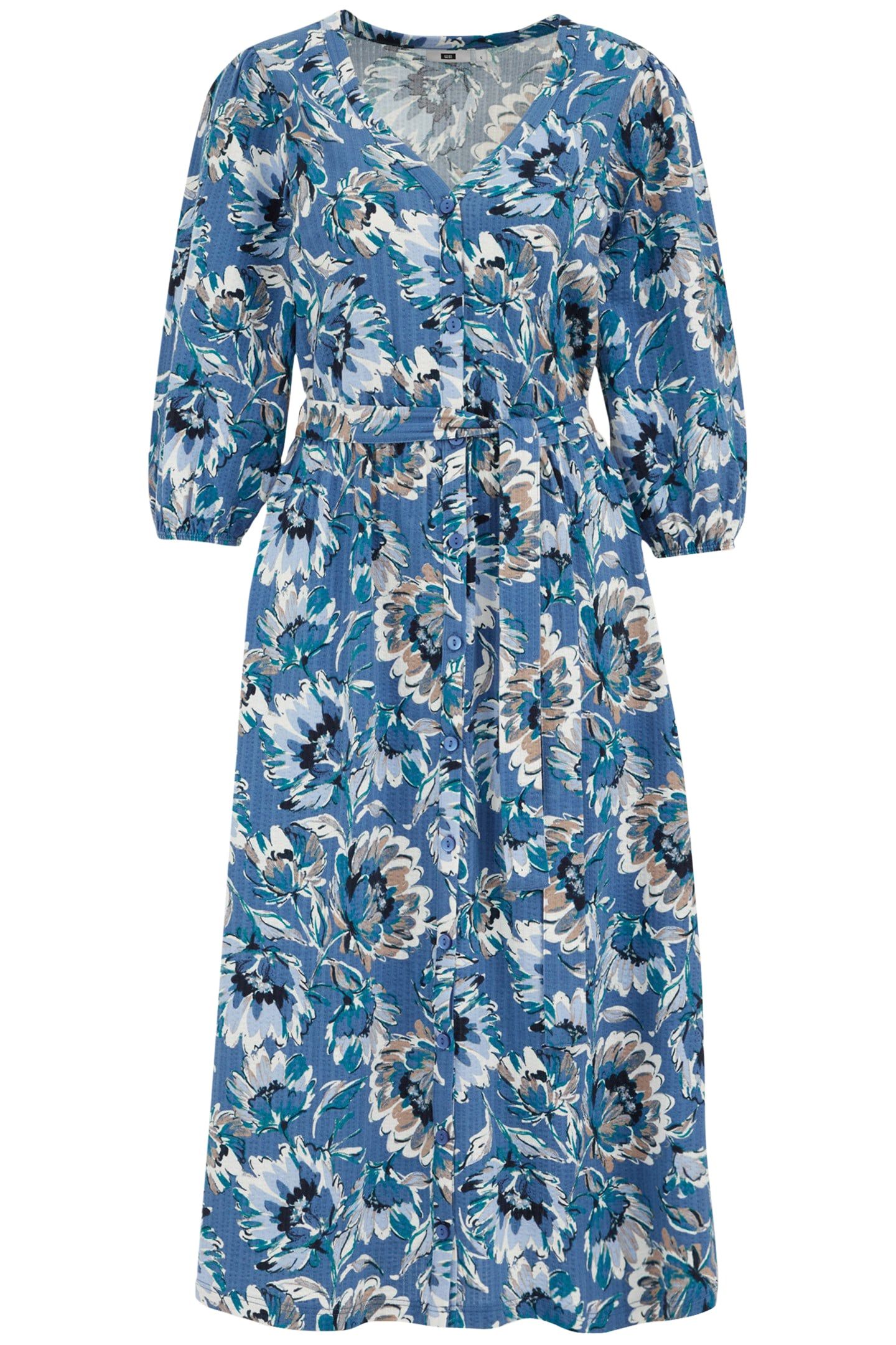 DRESS MIDI BLUE 3
