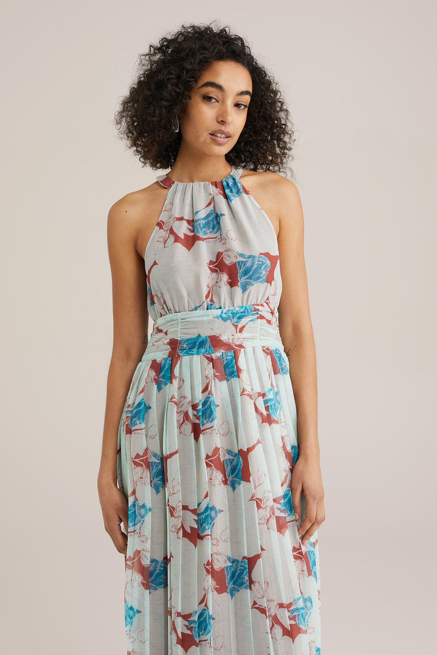 DRESS MAXI LENGTH LIGHT BLUE 4