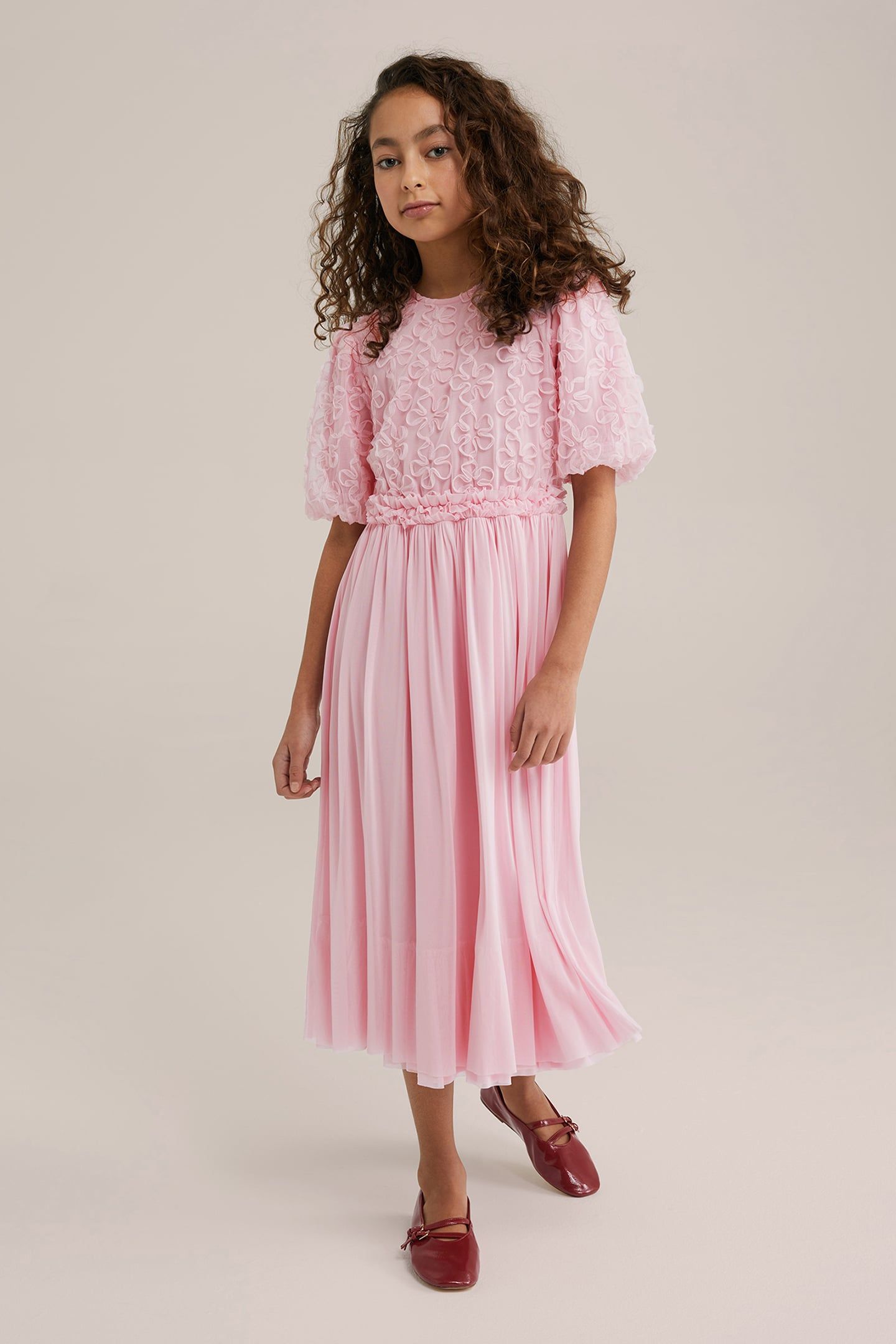 DRESS MAXI LENGTH LIGHT PINK 1