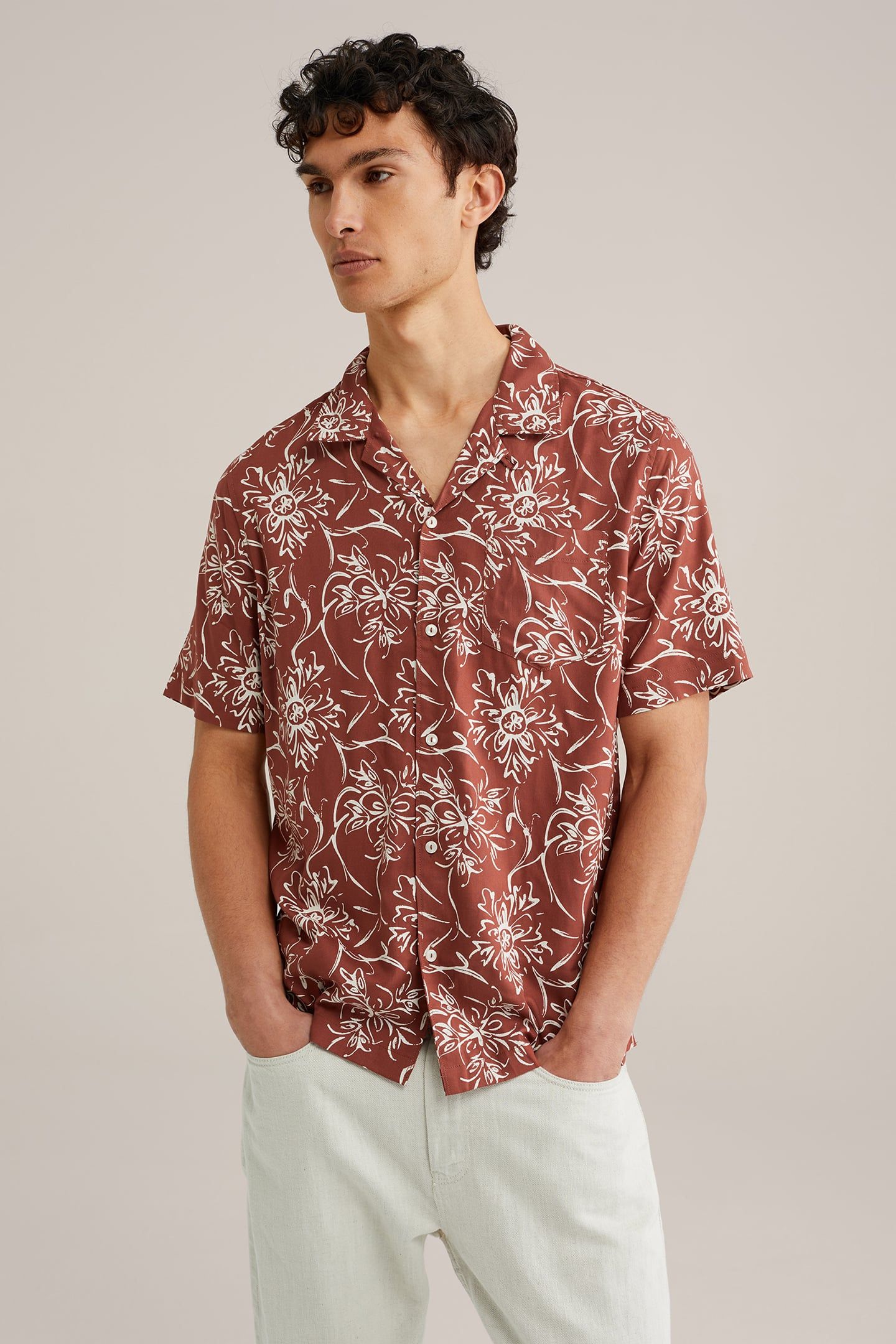 SHIRT RUST BROWN 1