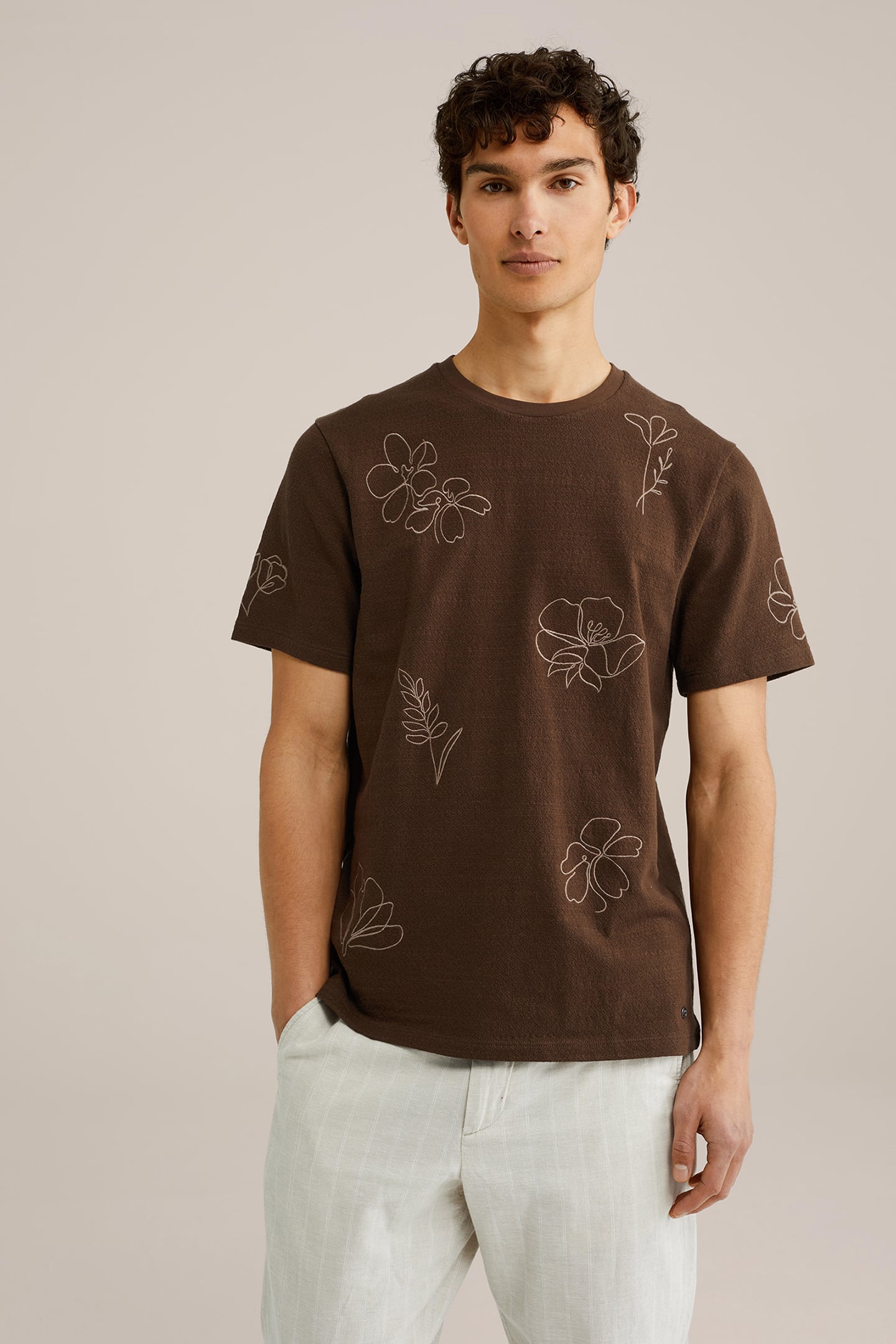 T-SHIRT DARK BROWN 1