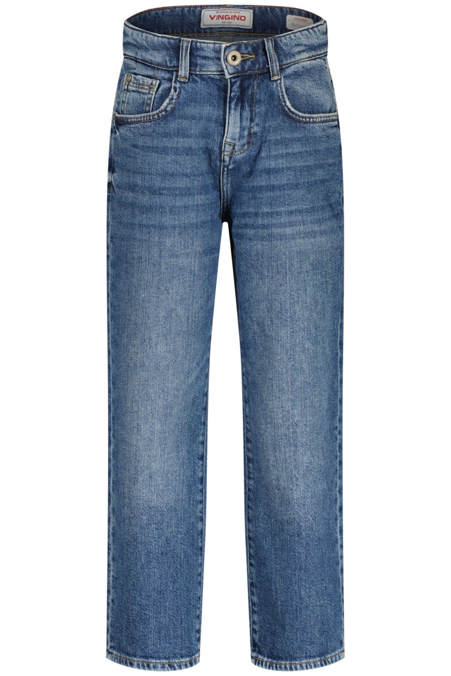 BOYS GERALDO JEANS MID BLUE WASH 3