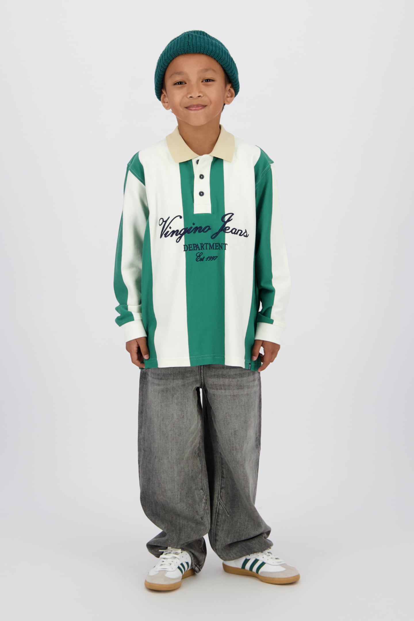 BOYS KIRAN JEANS DARK GREY VINTAGE 1