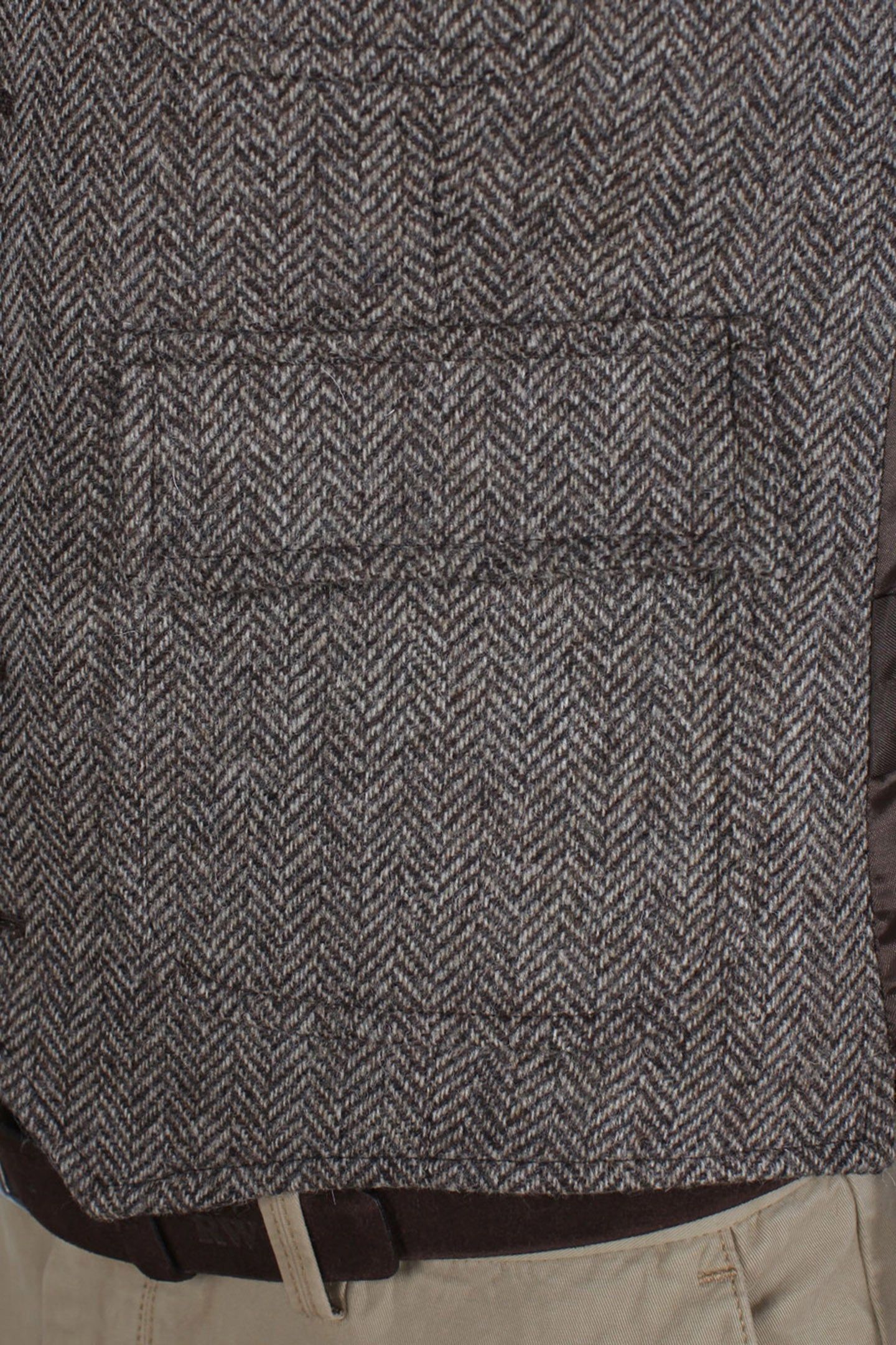 FANCY GILET BROWN 4