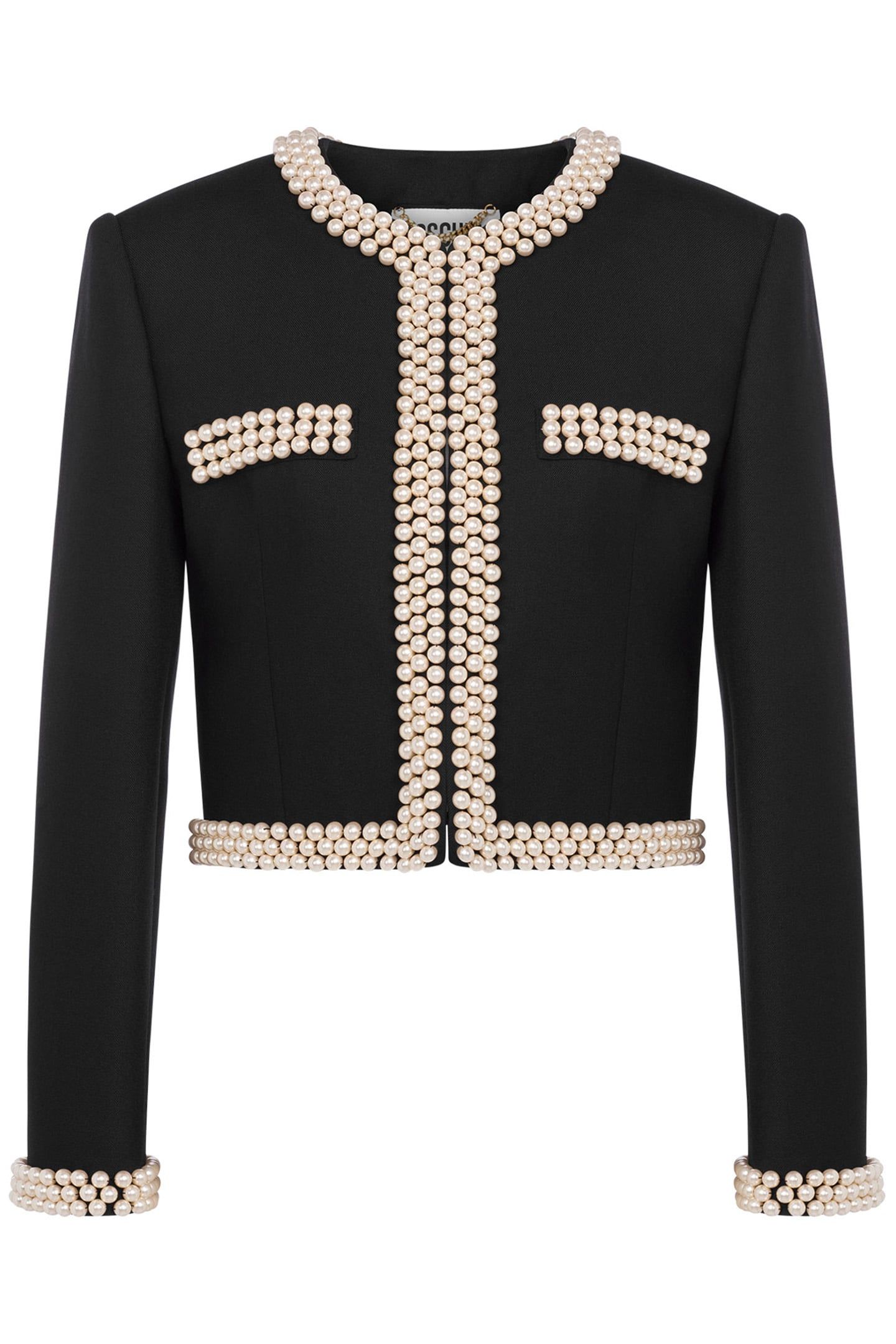 JACKET WITH PEARLS ARCHIVE CAPSULE BLACK 3
