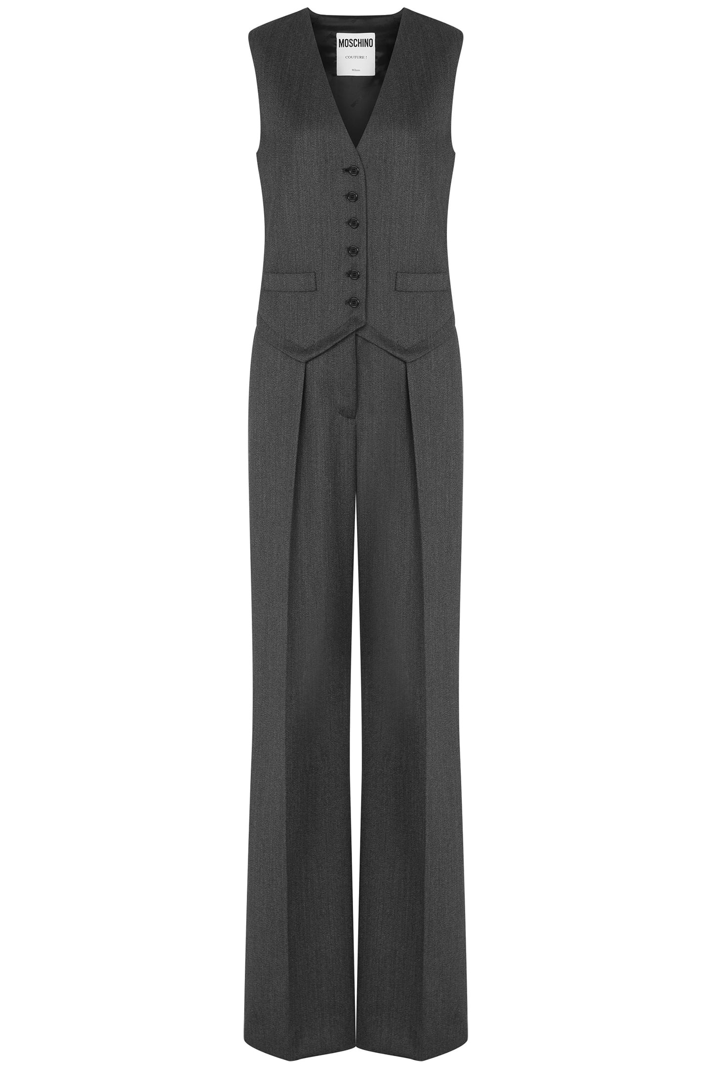 WOOL GRAIN POWDER JUMPSUIT GREY 3