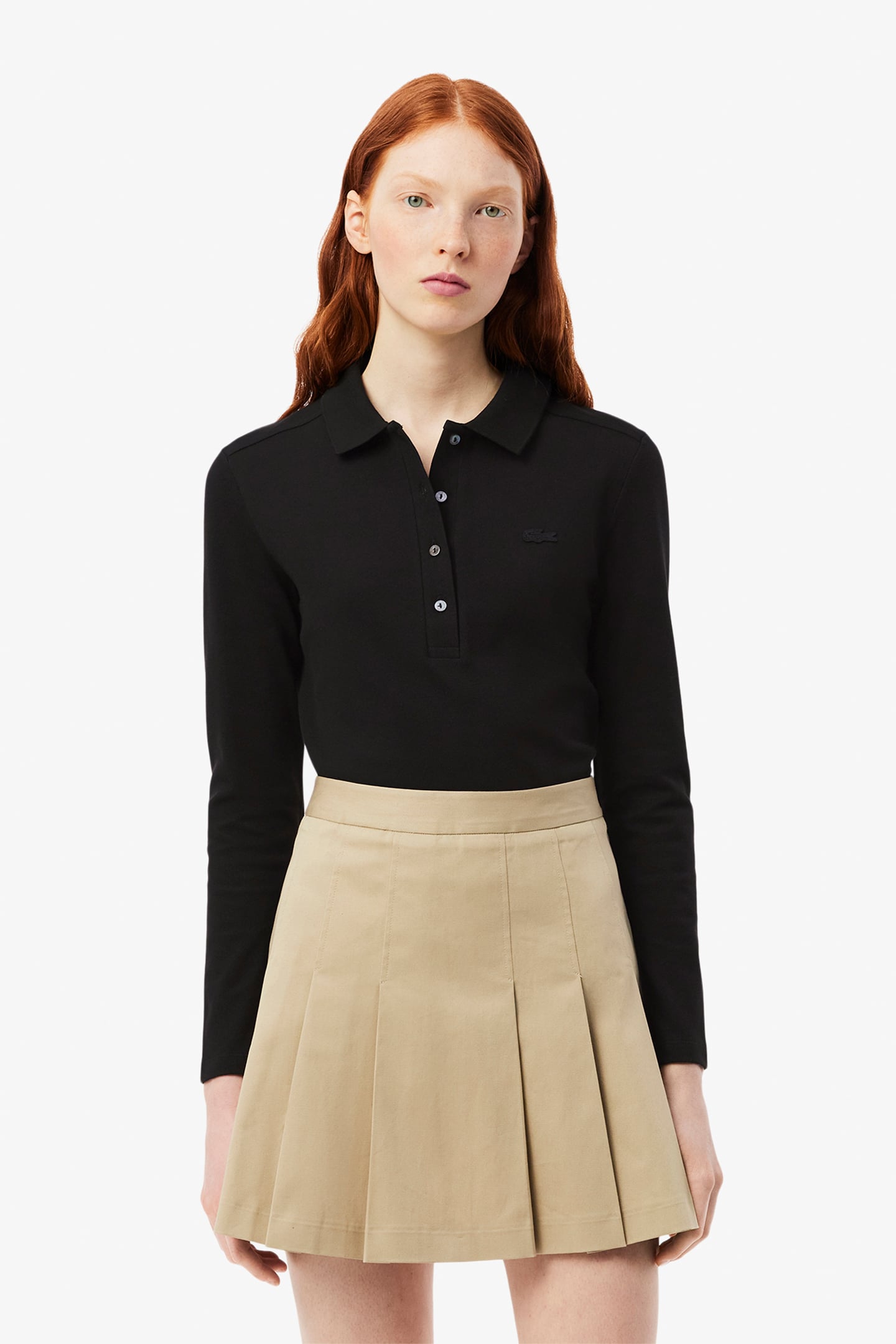 LONGSLEEVE POLO BLACK 1