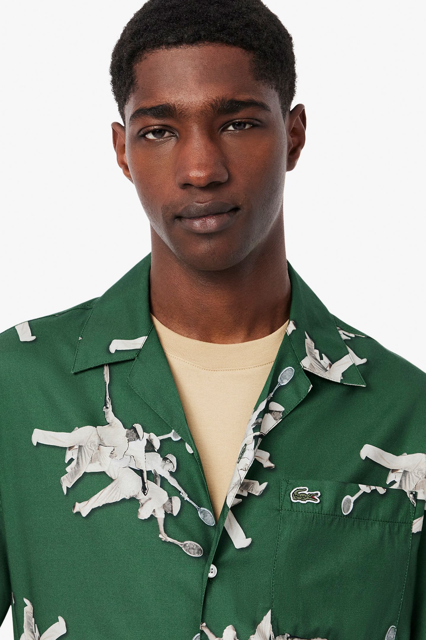 SHORTSLEEVE WOVEN SHIRT GREEN 7