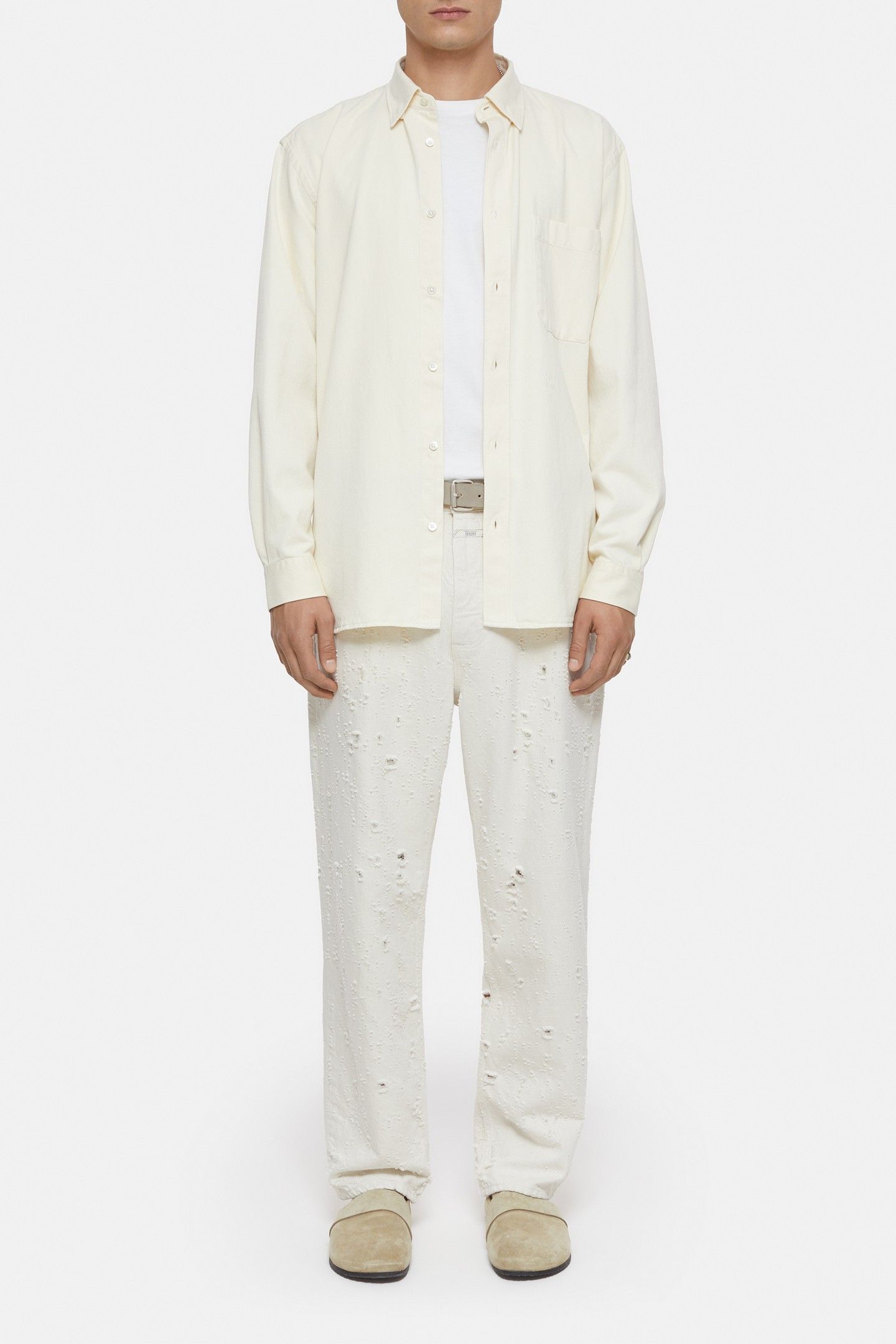 FORMAL ARMY SHIRT & BLOUSES ECRU 1