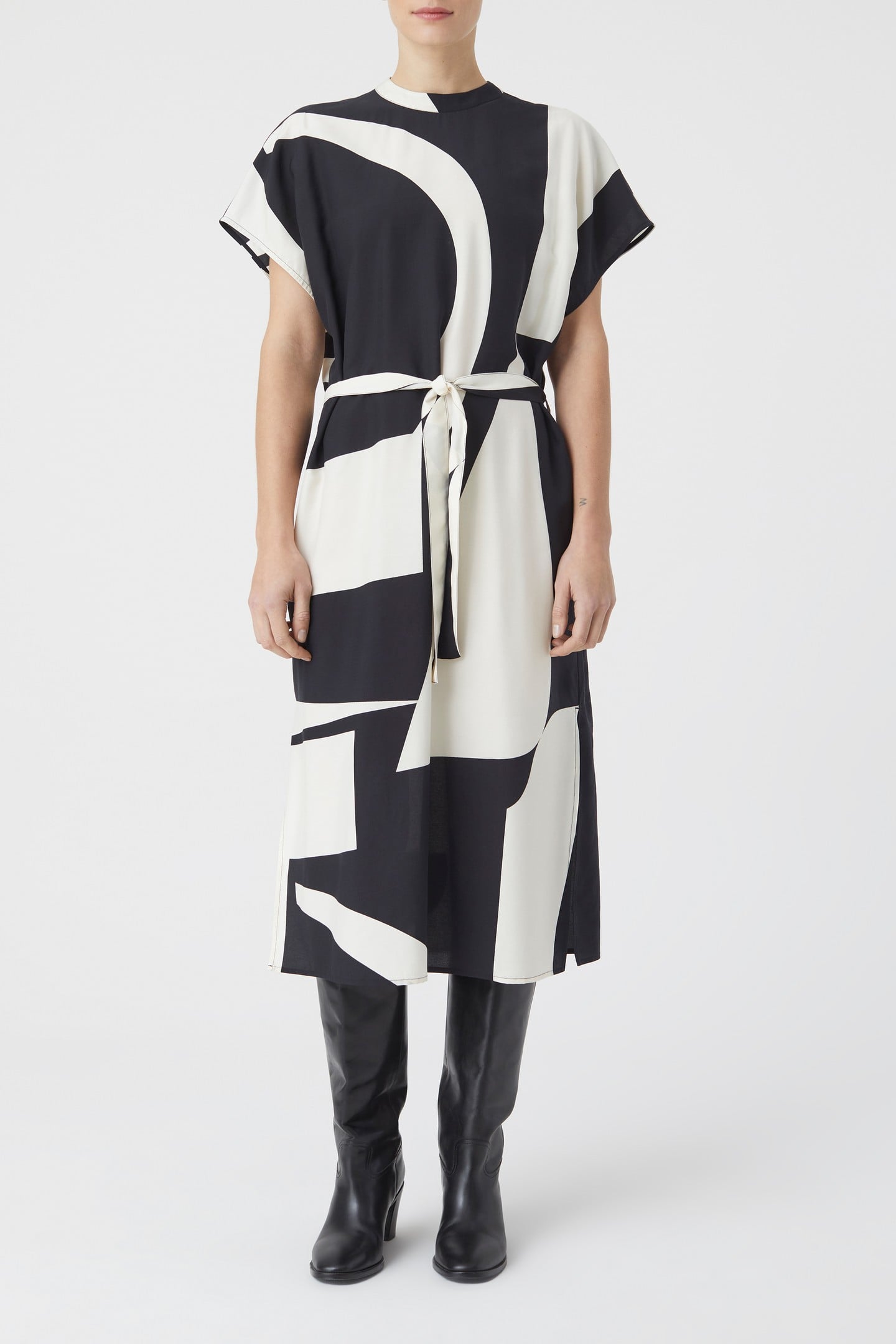 SHIFT DRESS BLACK 1