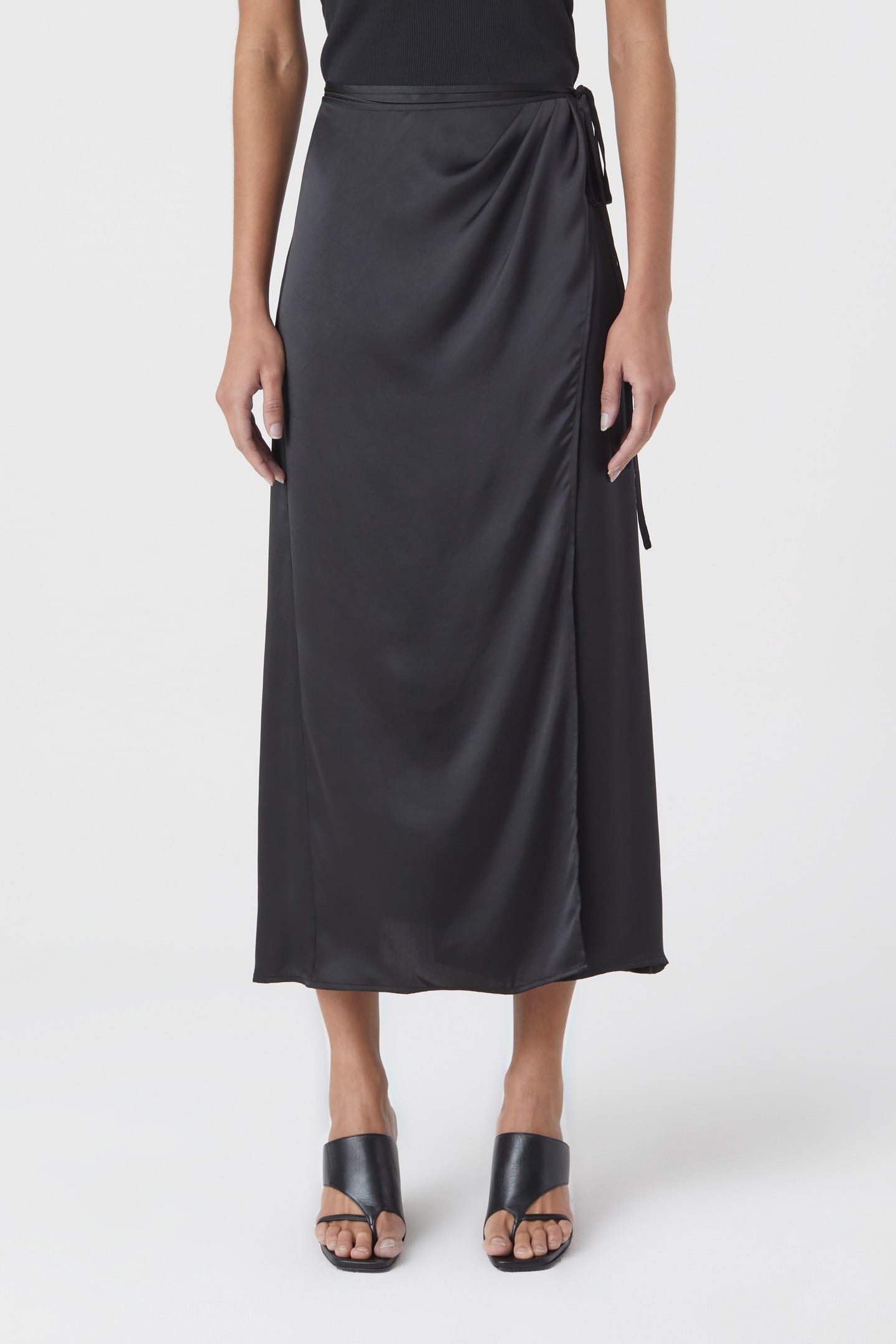 WRAP SKIRT BLACK 1
