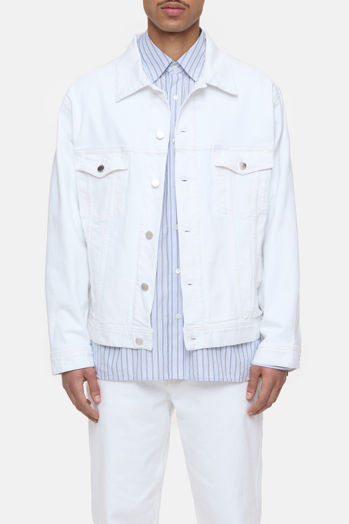 DENIM JACKET IVORY 3