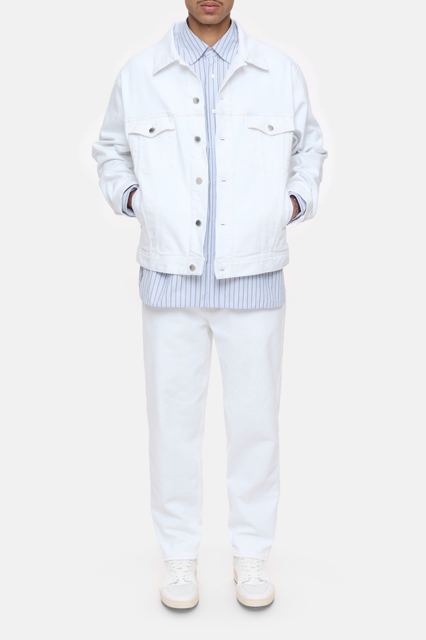 DENIM JACKET IVORY 4