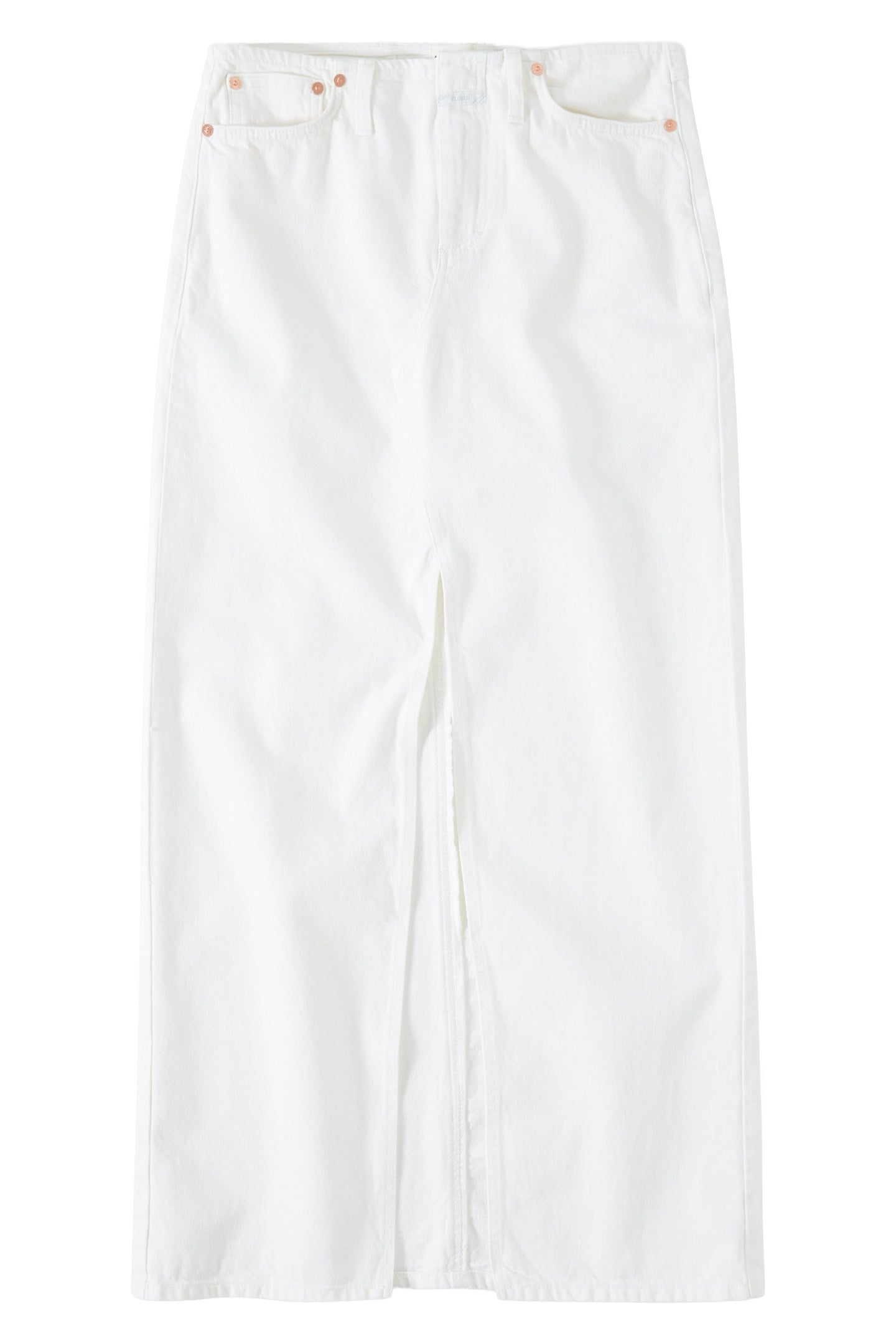 LONG 5-POCKET SKIRT WHITE 4