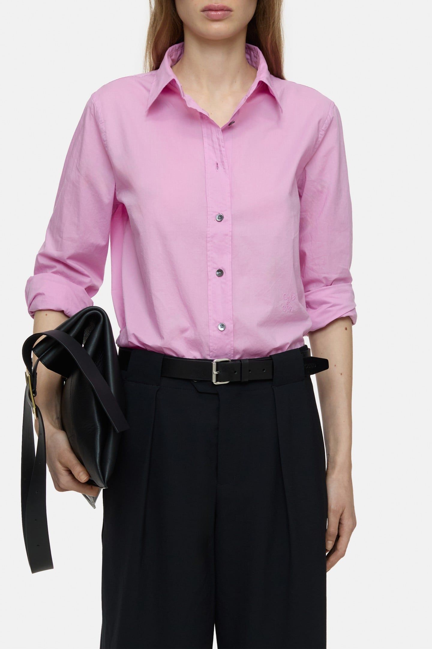 STRAIGHT FITTED SHIRT & BLOUSES PINK POENY 1