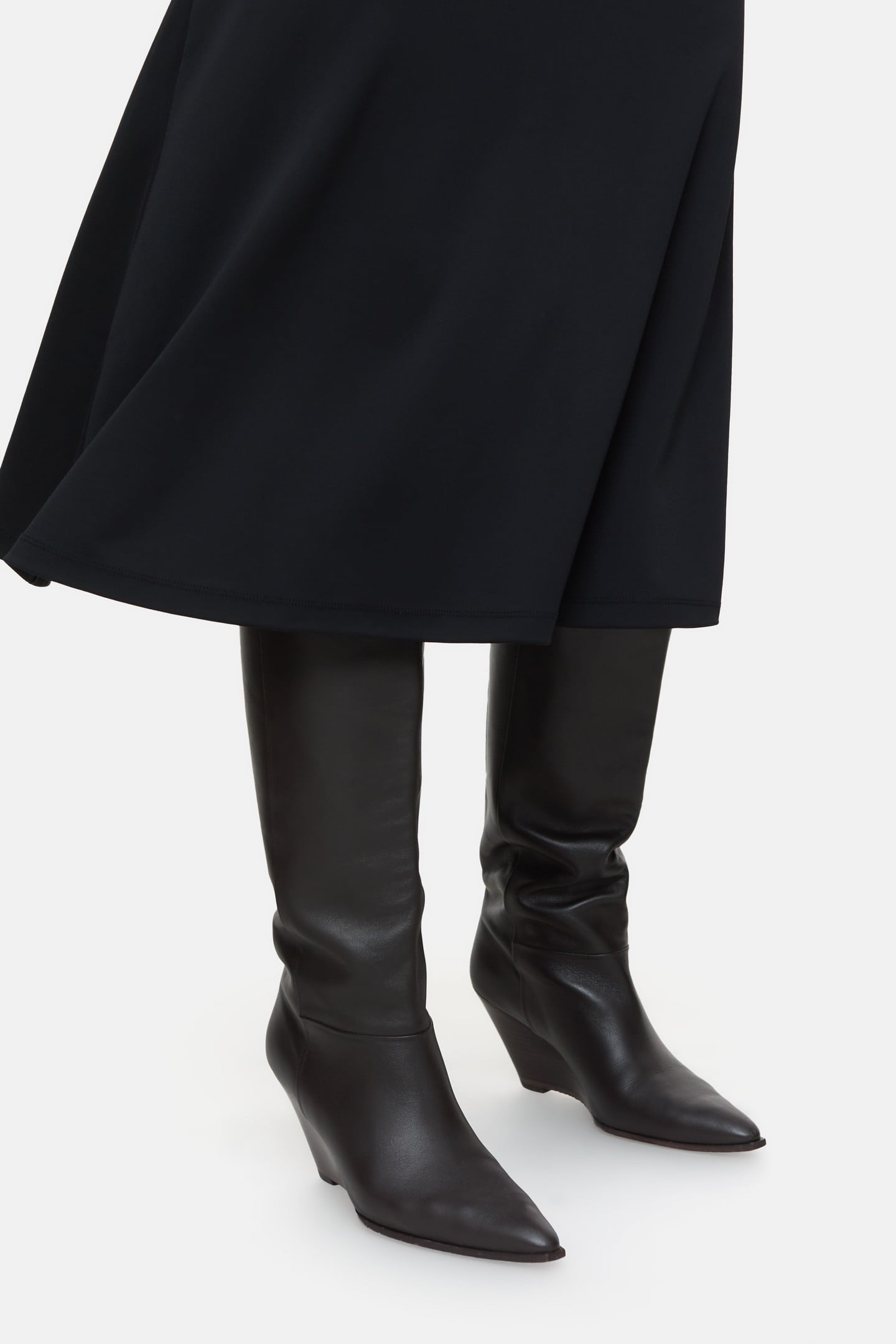 JERSEY SKIRT BLACK 3