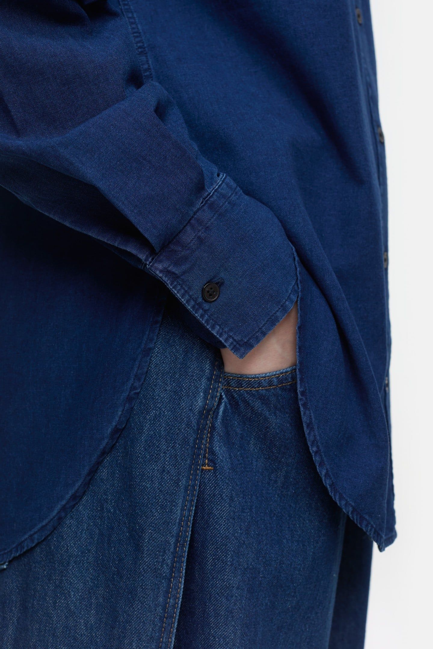 FITTED SHIRT & BLOUSES DARK BLUE 6