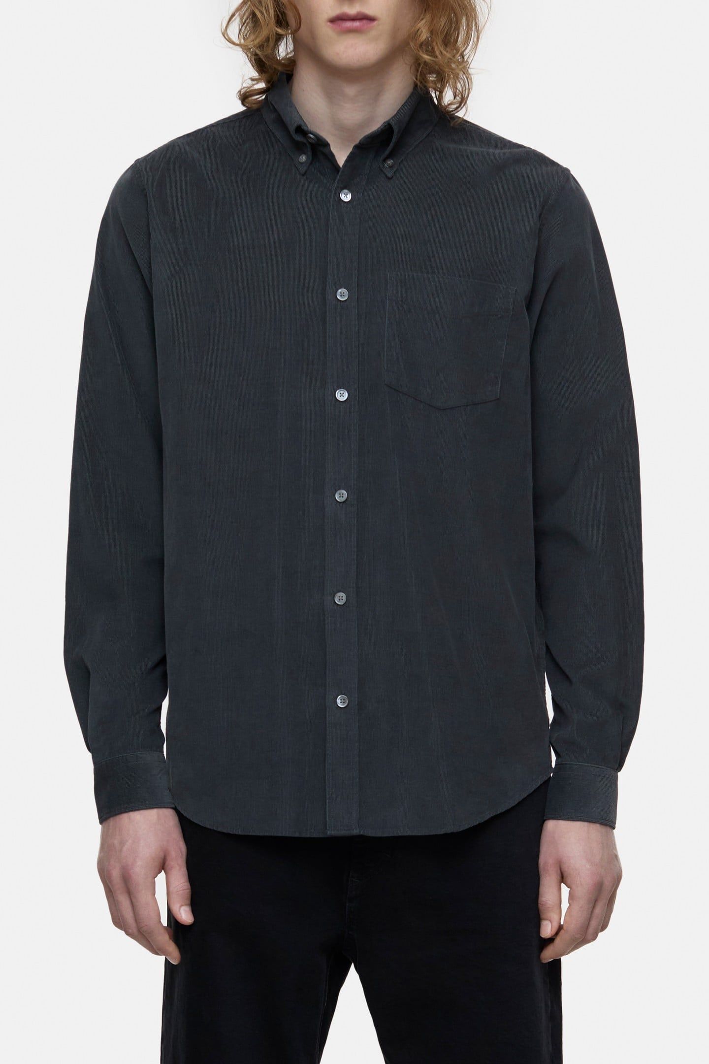 BUTTON DOWN SHIRT & BLOUSES SHADOW BLUE 1