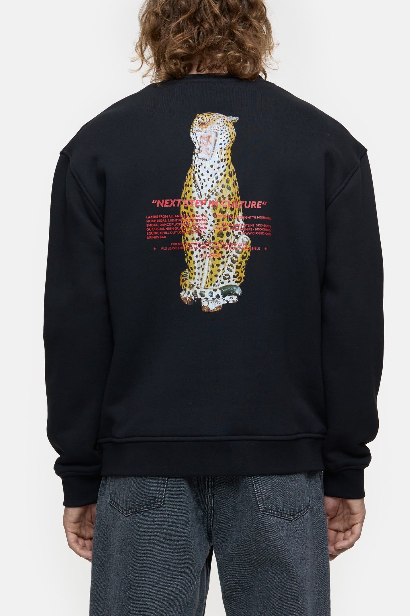PRINTED SWEATSHIRT T-SHIRTS BLACK 2