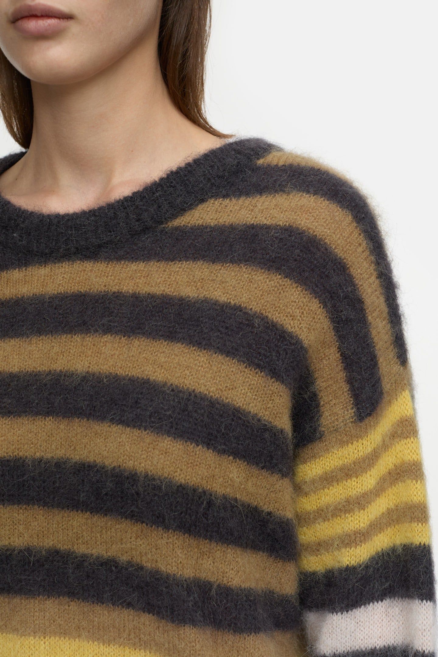 STRIPED CREWNECK KNITS MULTI COLOUR 3