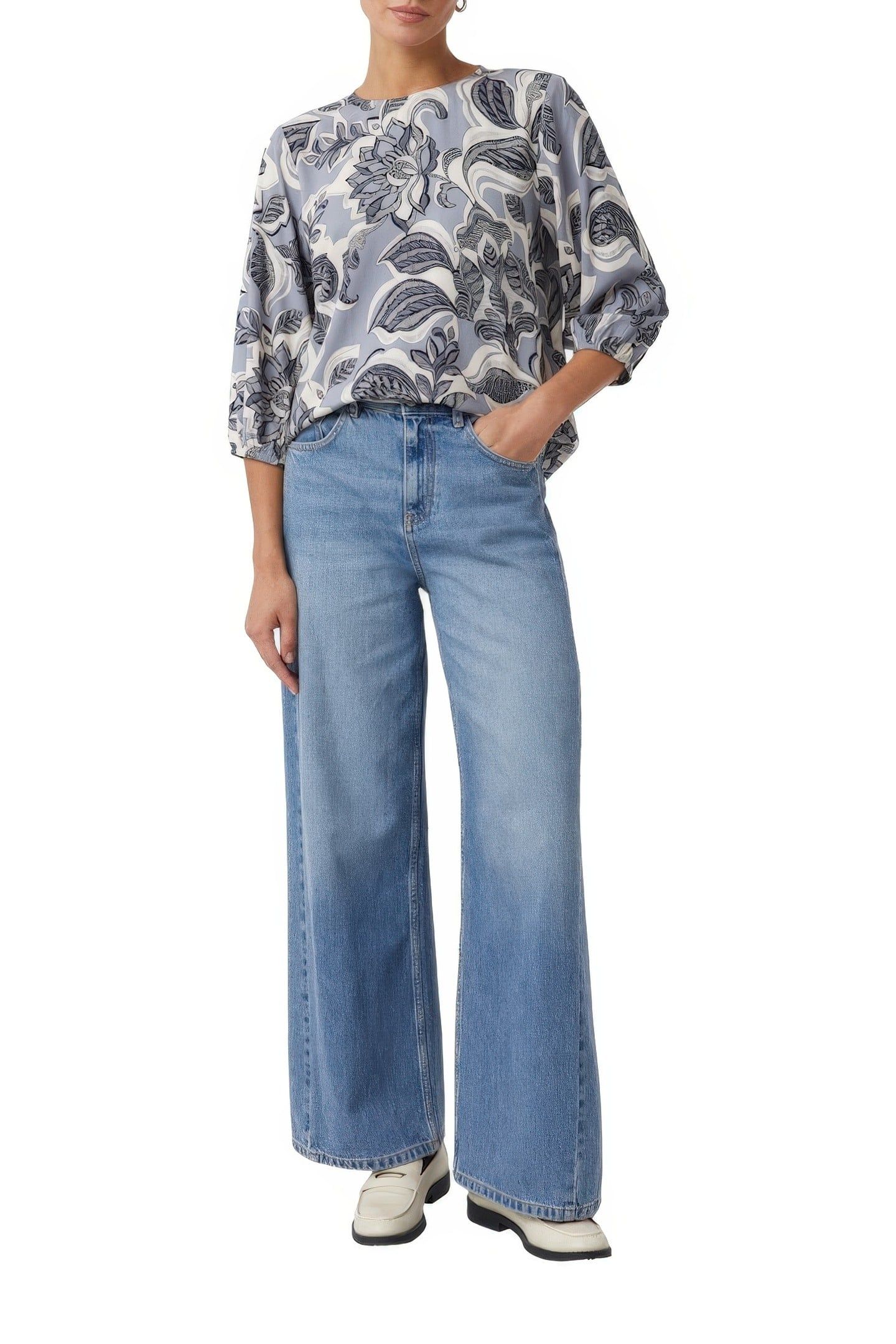 BLUSEN BLUE 2